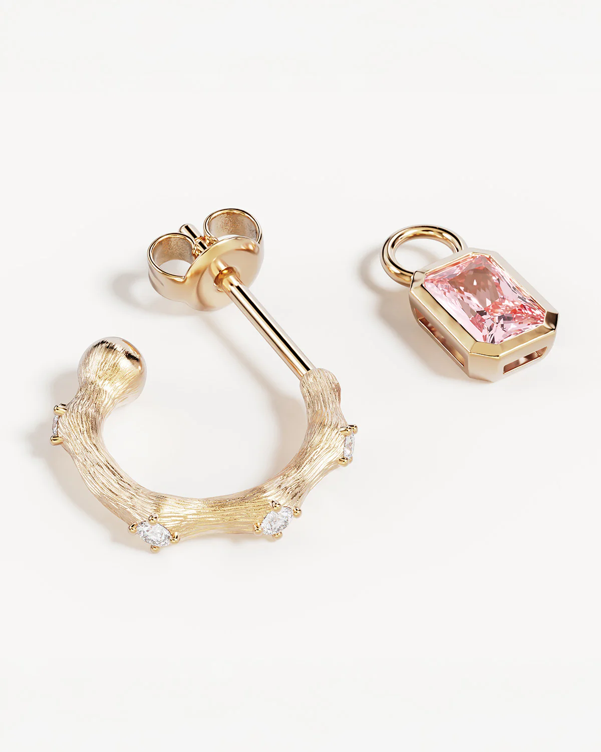 18k Gold Plated Life in Bloom Hoops