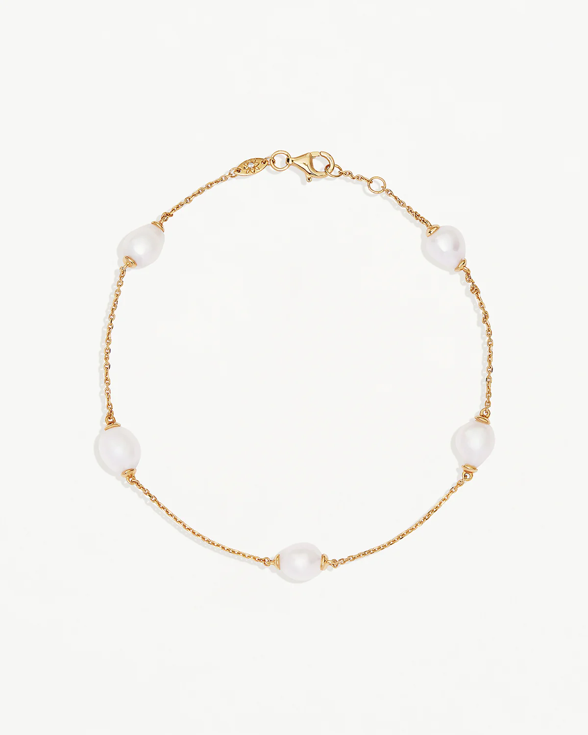 18k Gold Vermeil Harmony Pearl Anklet