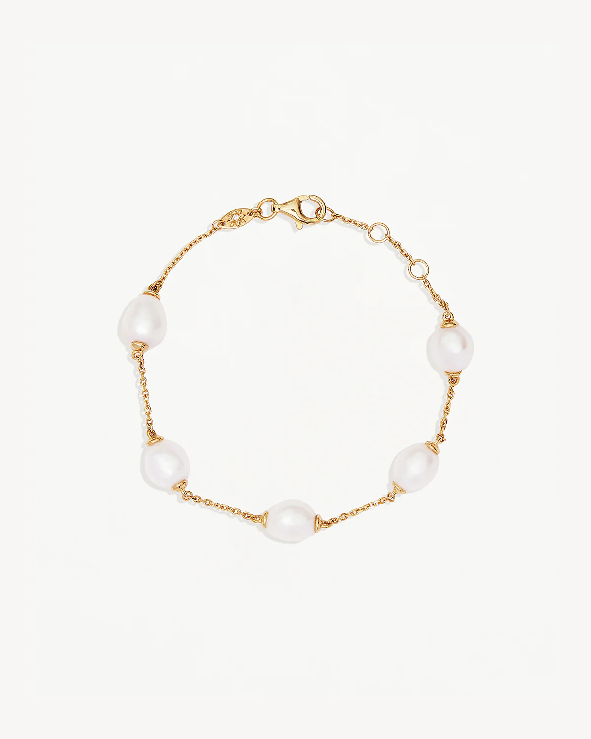 18k Gold Vermeil Harmony Pearl Bracelet