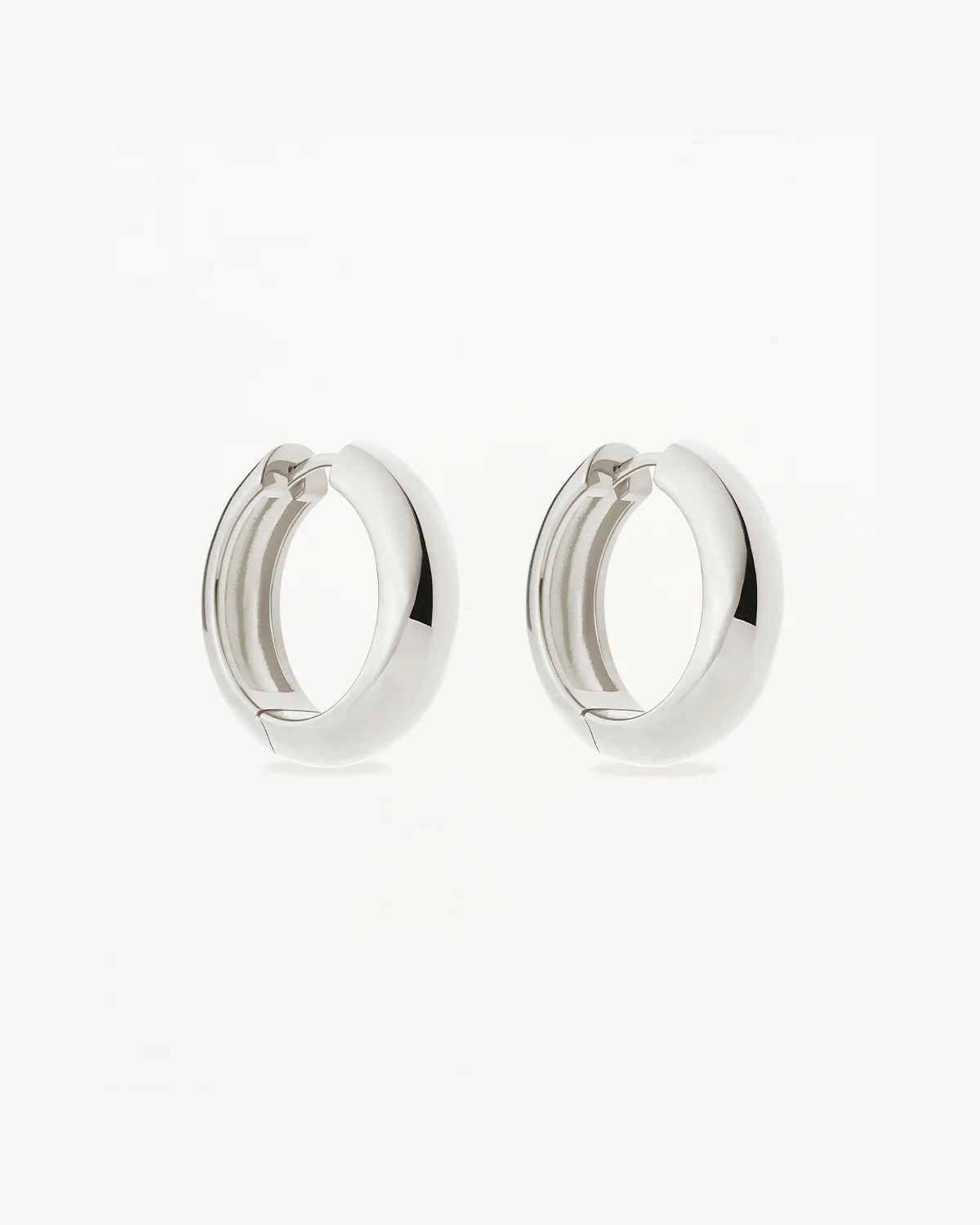 Sterling Silver Bold Large Hoops