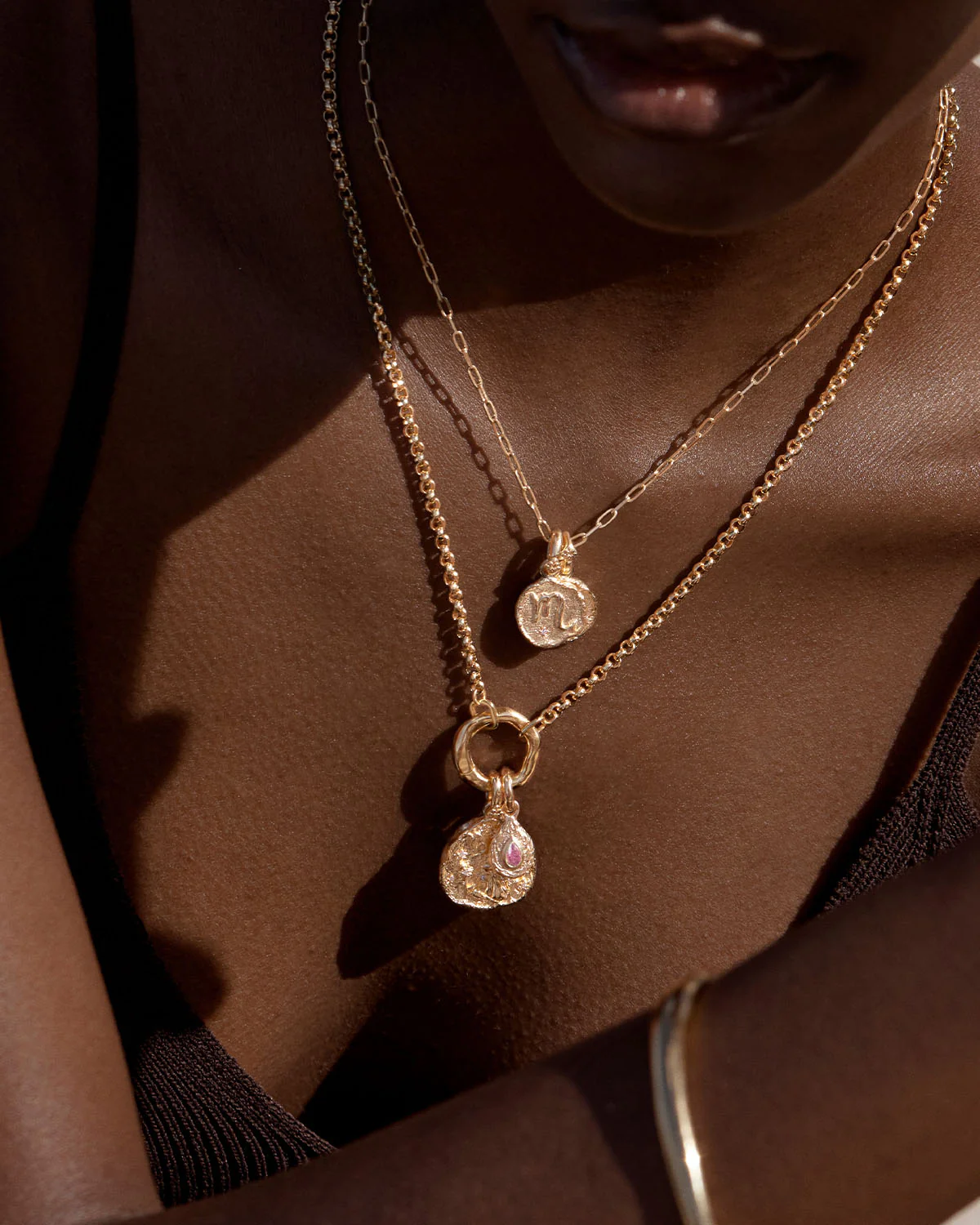 2388-18k-gold-vermeil-cosmic-love-zodiac-annex-link-pendant-scorpio-5.webp 18k Gold Vermeil Cosmic Love Zodiac Annex Link Pendant - Scorpio