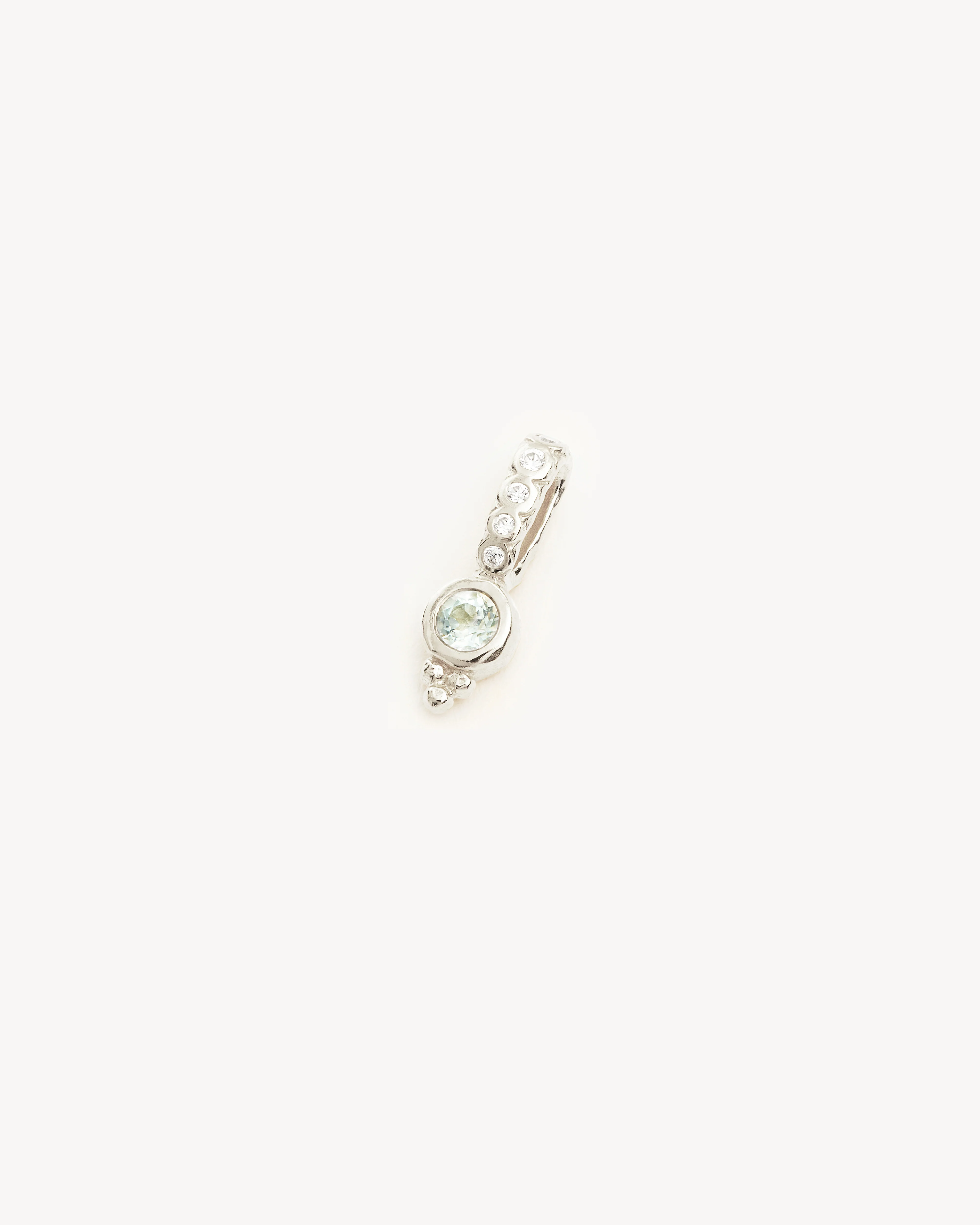 Sterling Silver Like The Sky Topaz Necklace Pendant