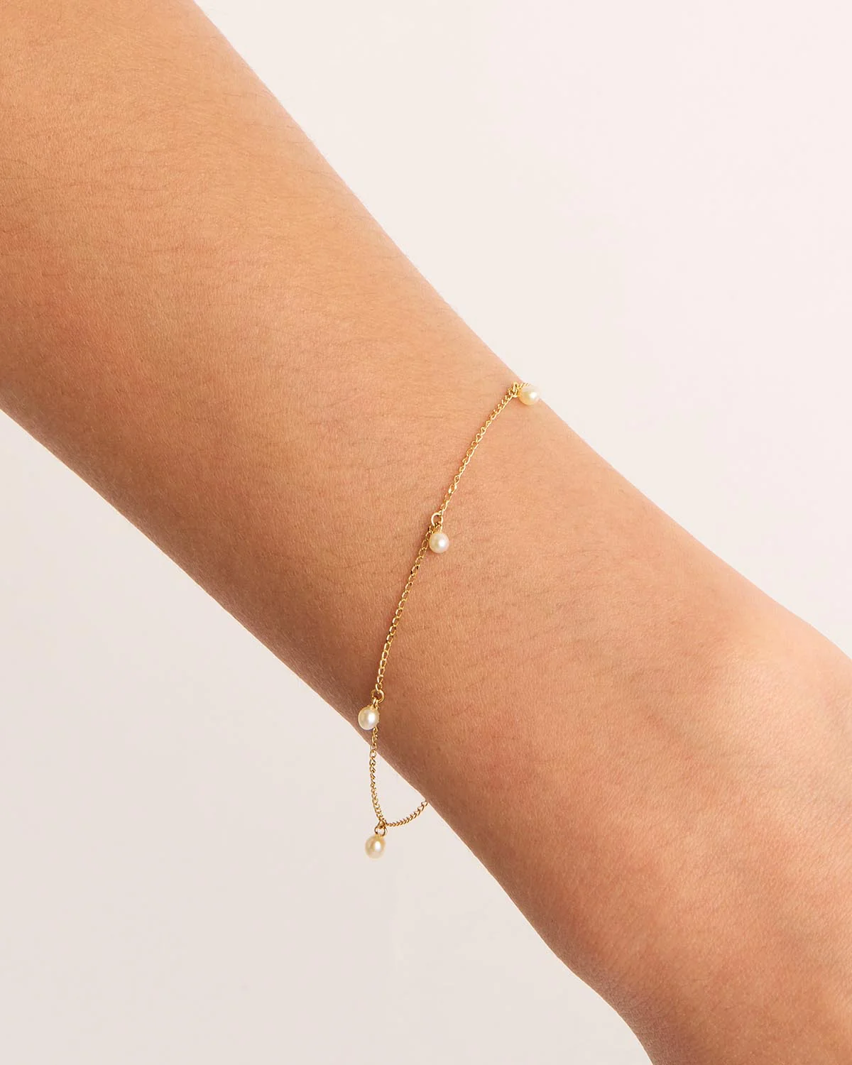 14k Solid Gold Peace Lover Bracelet