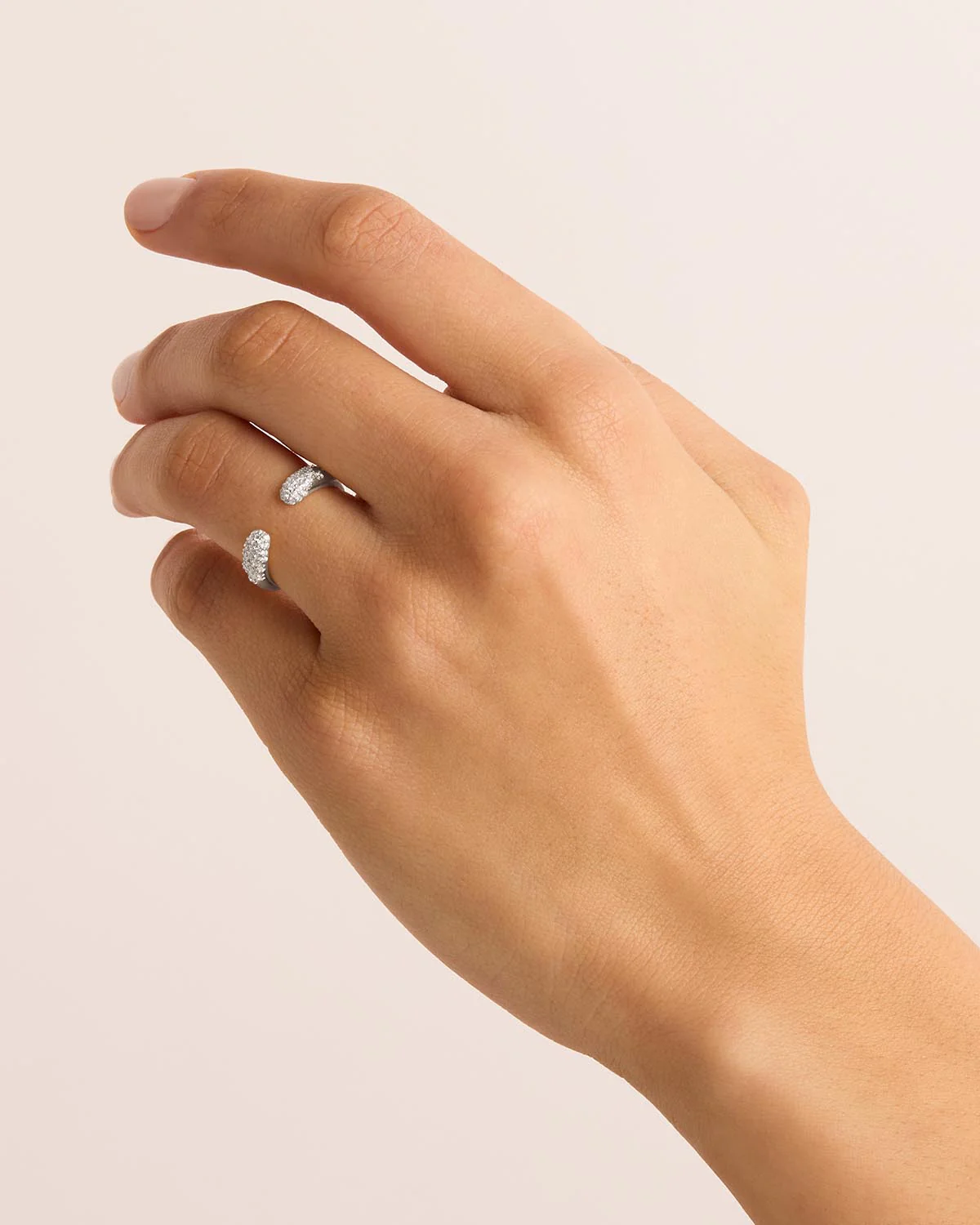 Sterling Silver Connect Deeply Ring