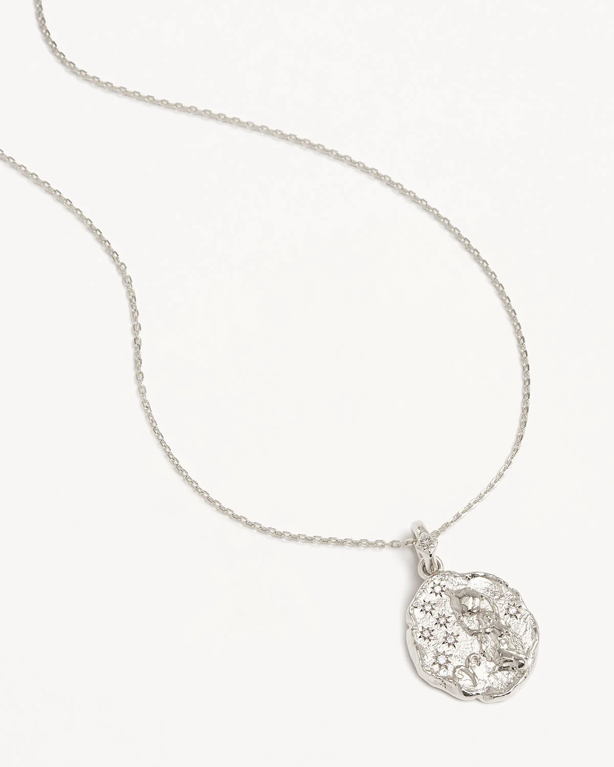 Sterling Silver She is Zodiac Necklace - Aries