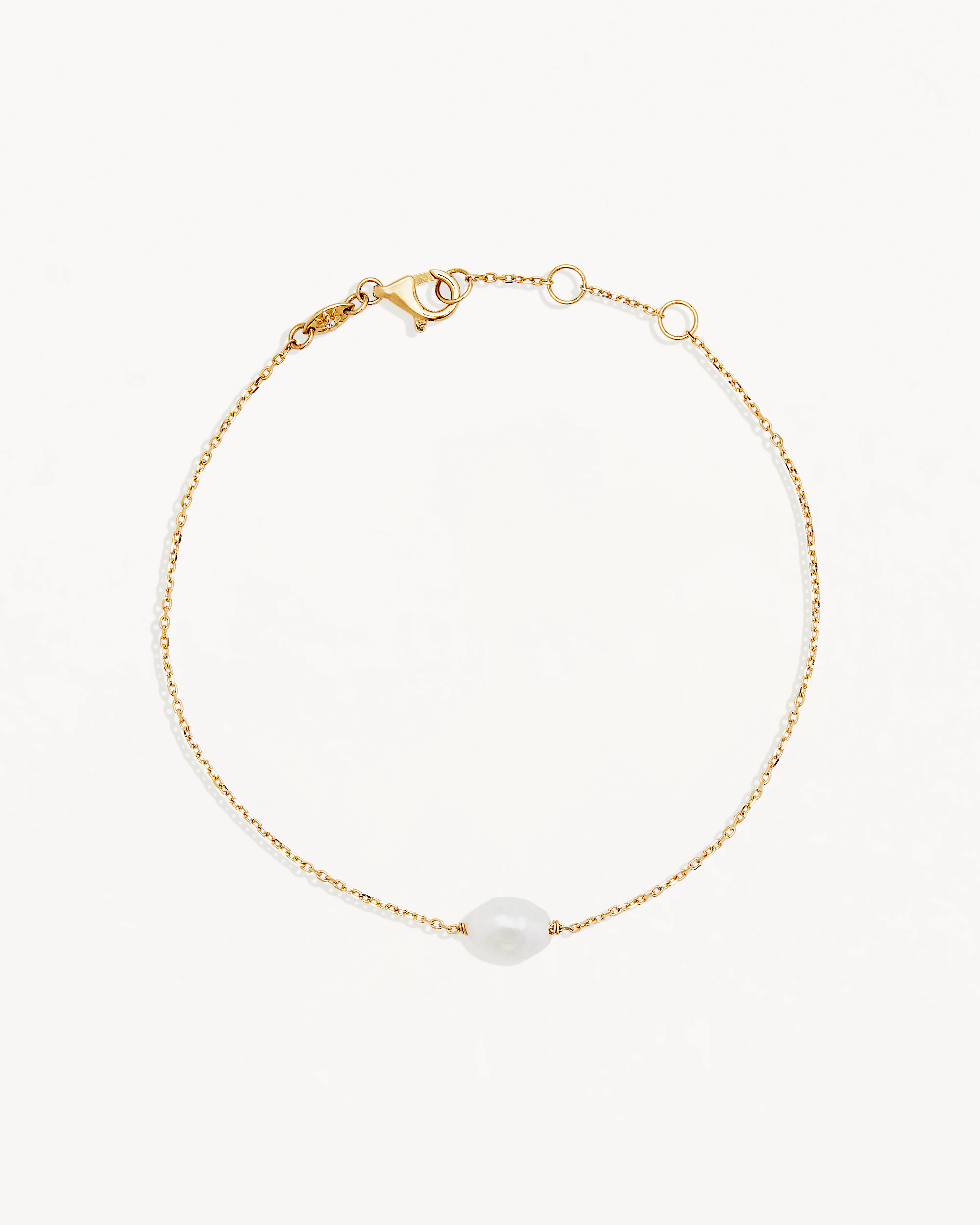 14k Solid Gold Tranquillity Bracelet