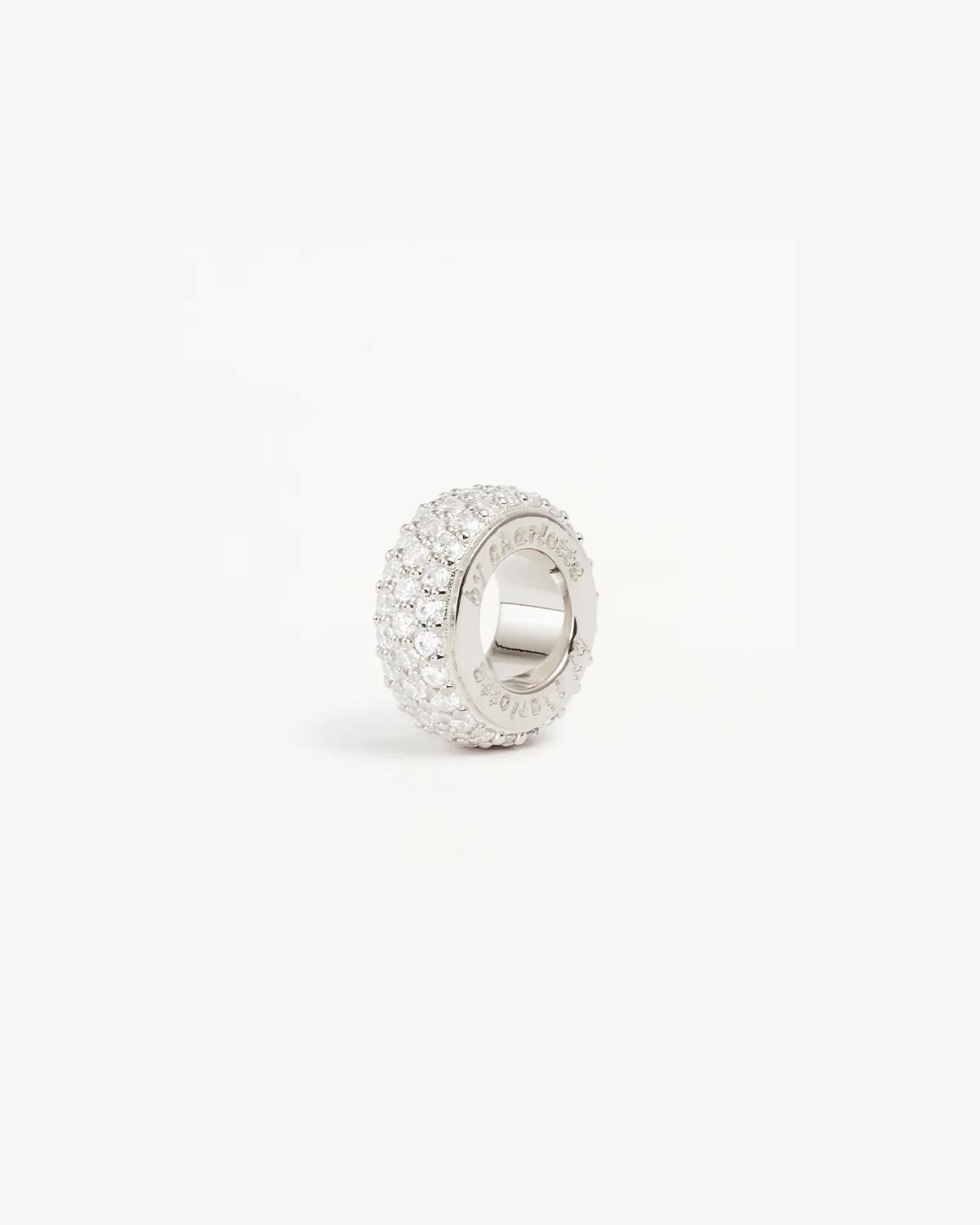 Sterling Silver Live in Light Petal Charm