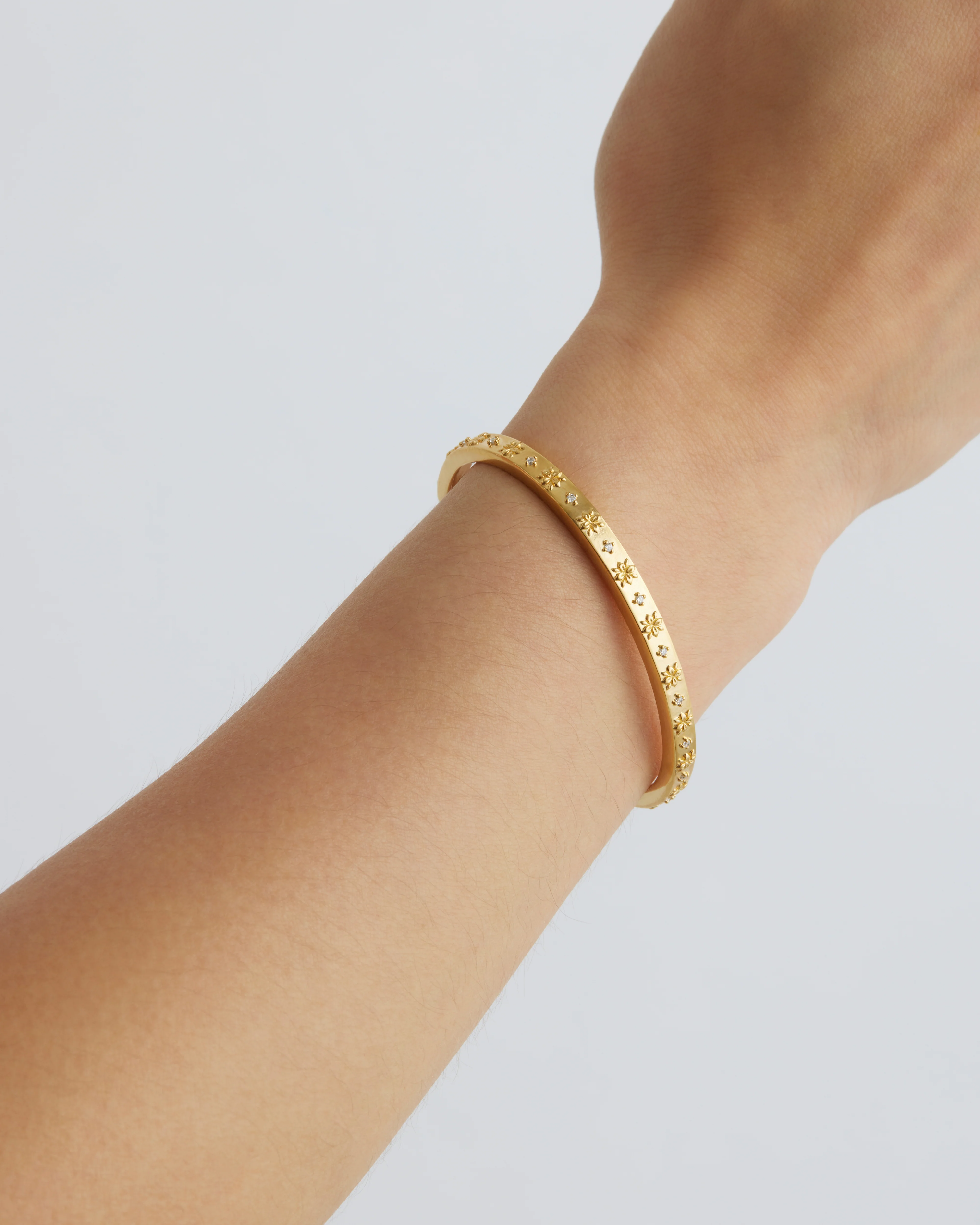 18k Gold Vermeil Endless Grace Cuff