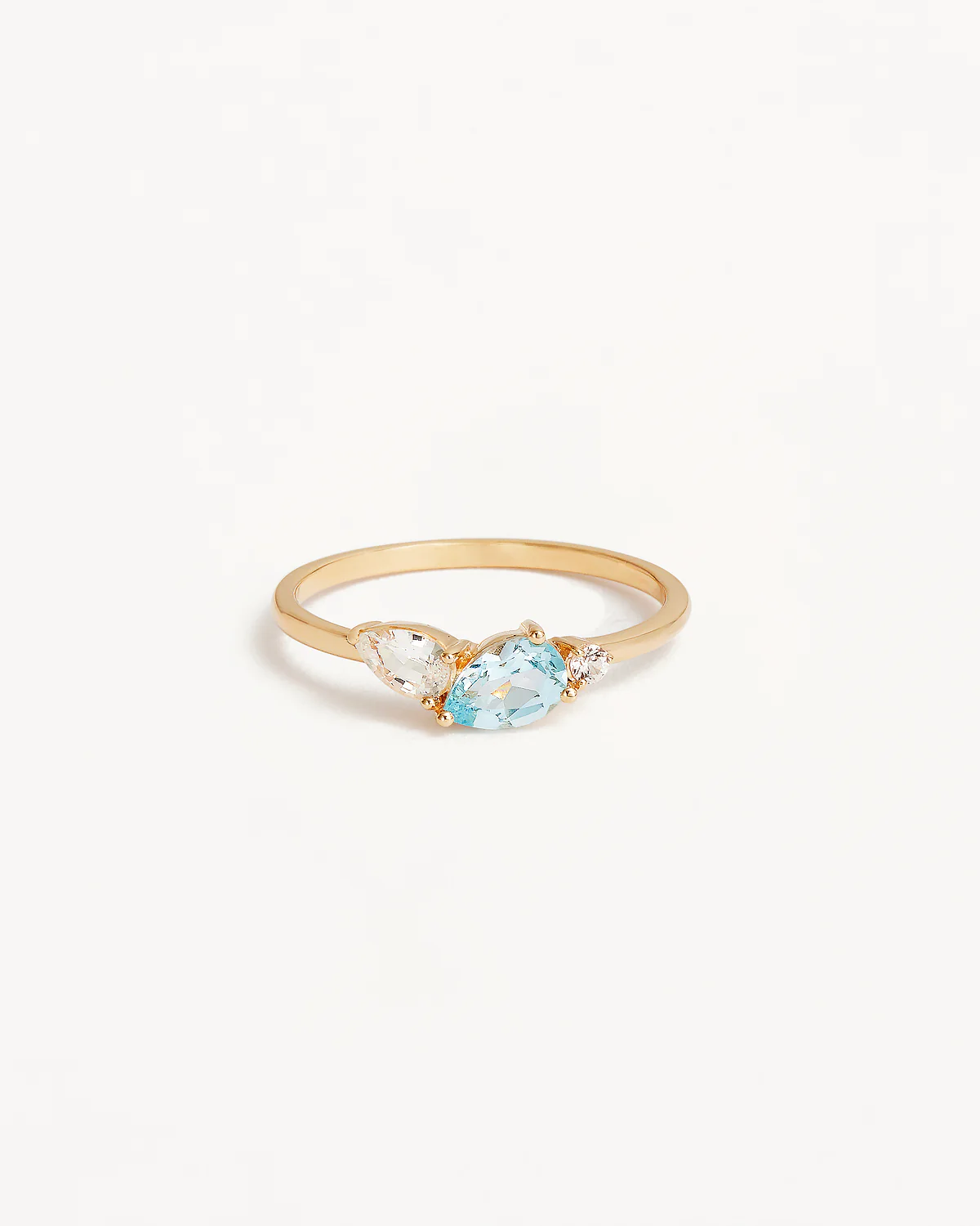 14k Solid Gold By Your Side Sapphire Ring