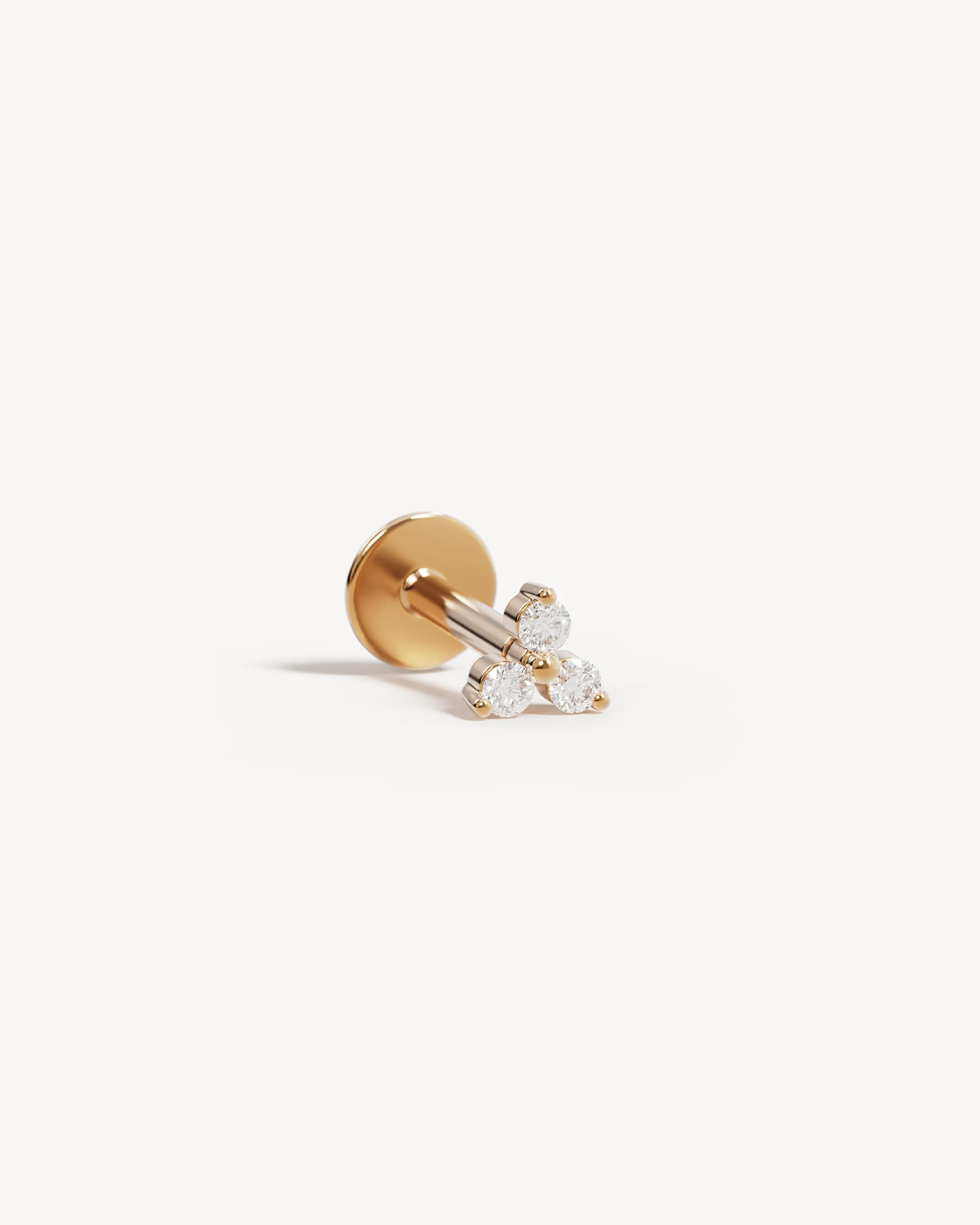 14k Solid Gold Twilight Lab-Grown Diamond Cartilage Earring