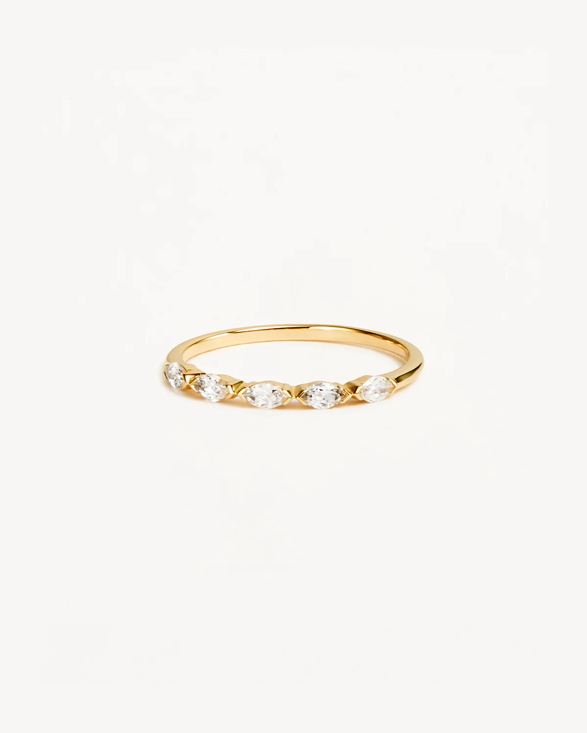 14k Solid Gold Sunlit Petals Lab-Grown Diamond Ring