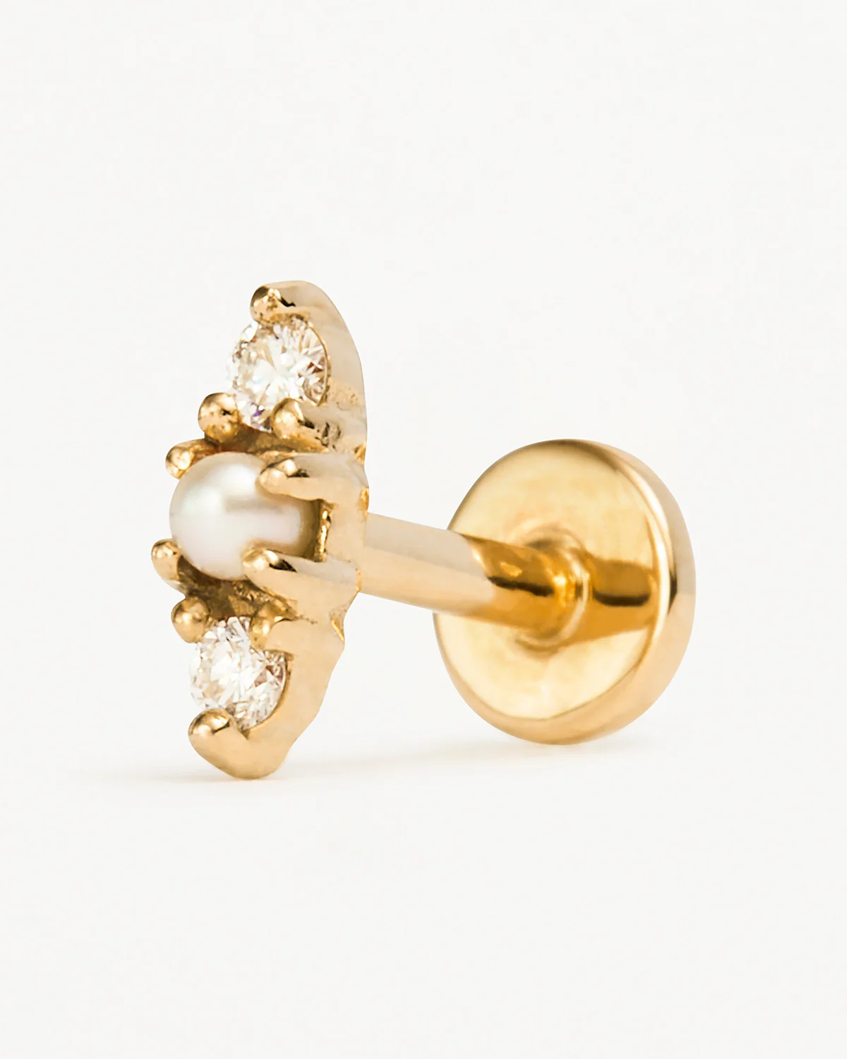 366-14k-solid-gold-diamond-angelic-cartilage-flatback-earring-3.webp 14k Solid Gold Diamond Angelic Cartilage Flatback Earring