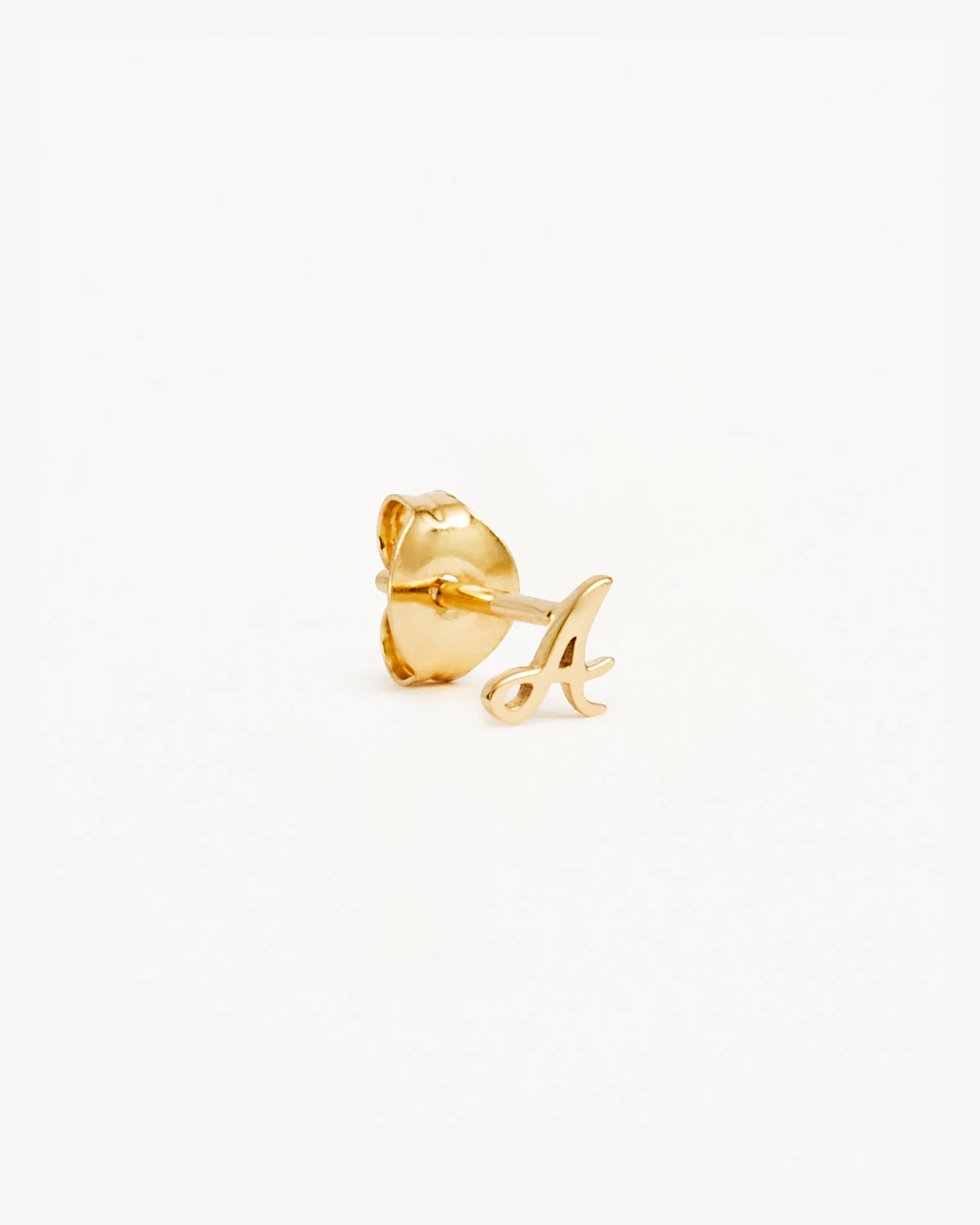 14k Solid Gold Love Letter Earring