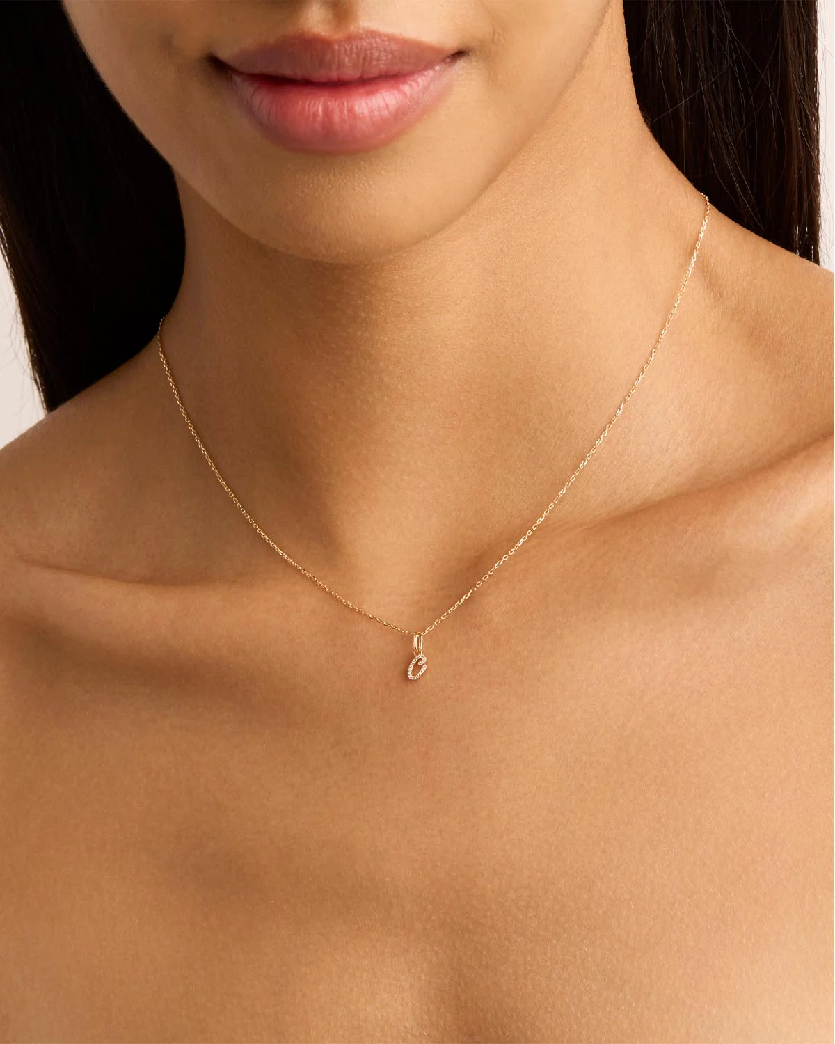533-14k-solid-gold-forever-love-diamond-letter-necklace-pendant-9.webp 14k Solid Gold Forever Love Diamond Letter Necklace Pendant