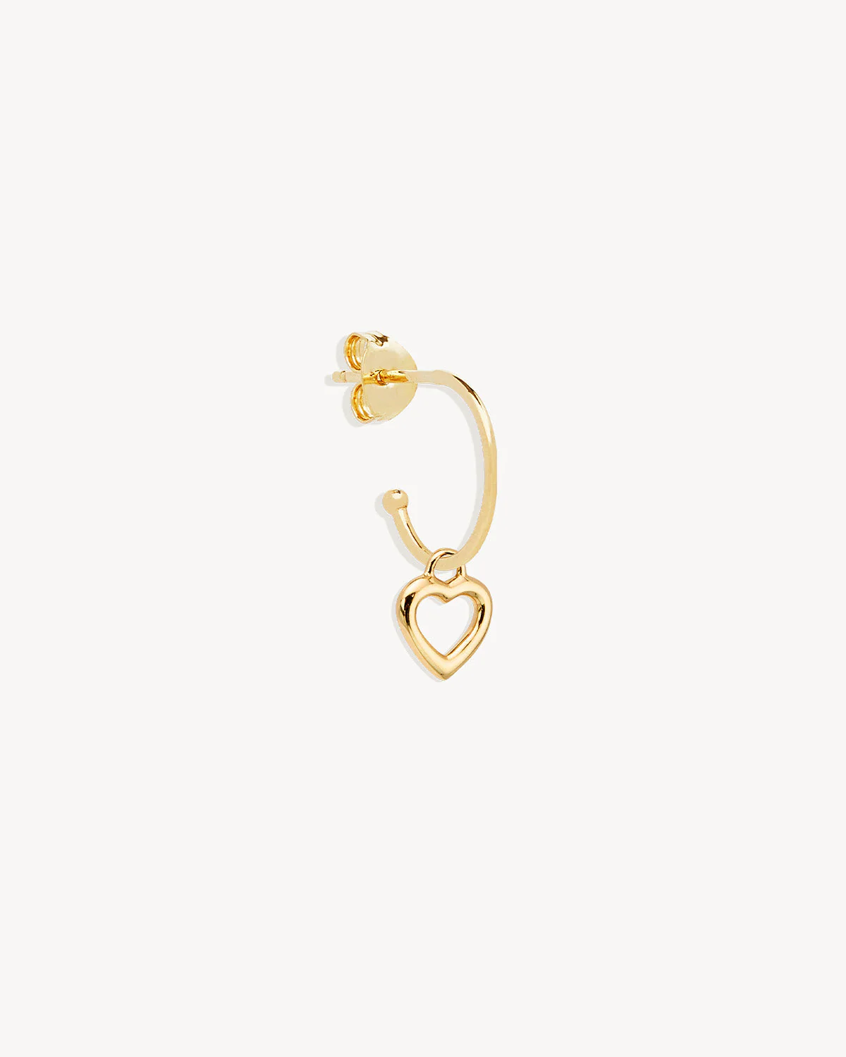 14k Solid Gold Pure Love Hoop