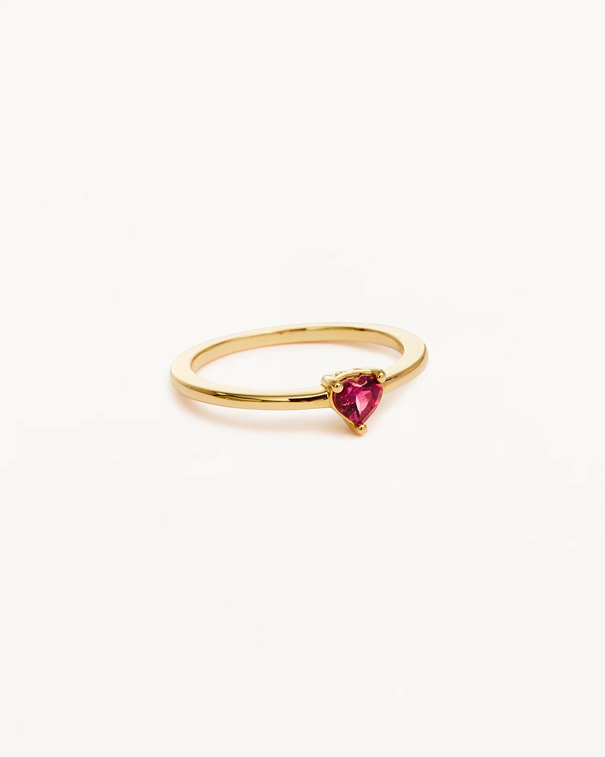 14k Solid Gold Forever and Always Tourmaline Ring