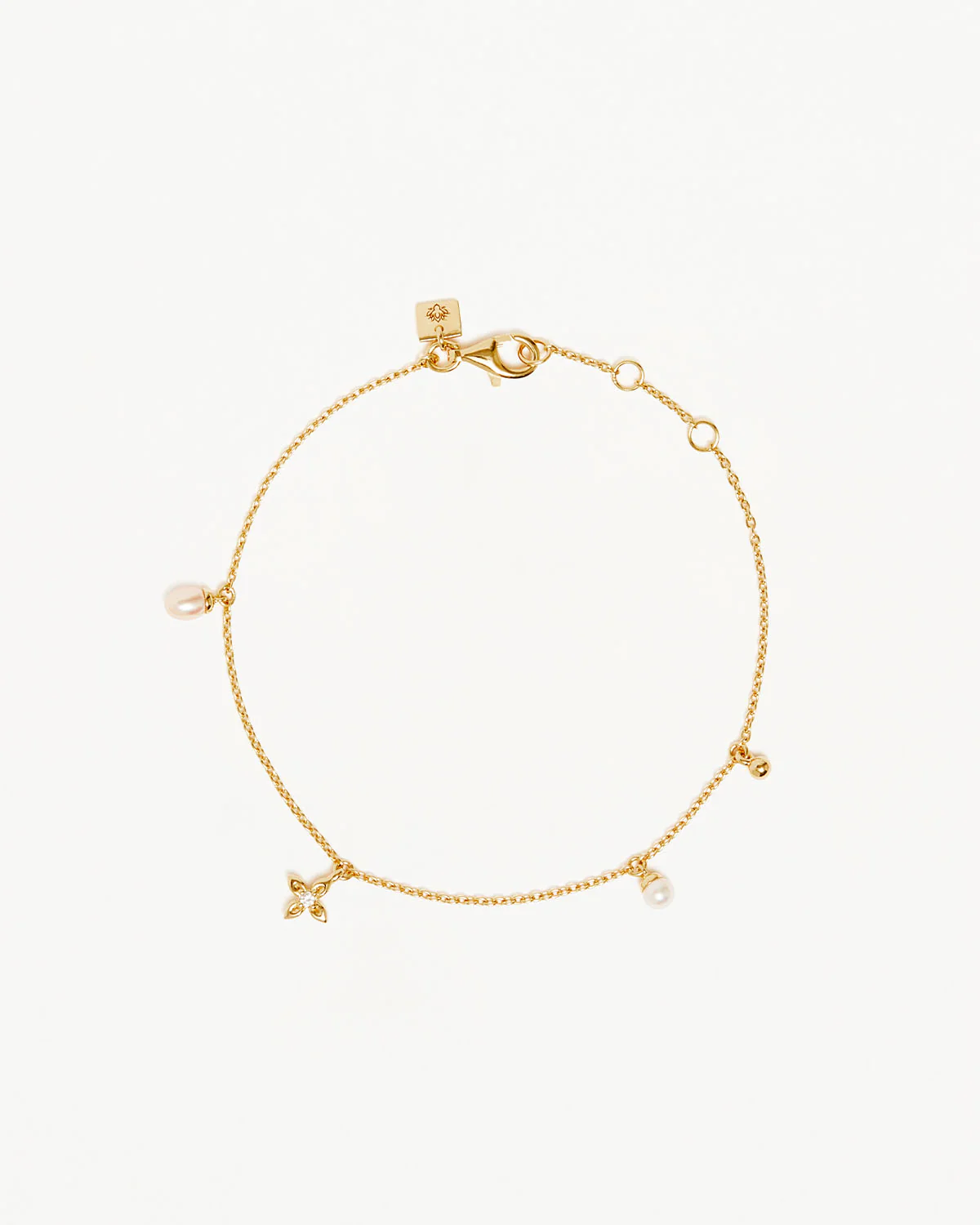 18k Gold Vermeil Live in Peace Bracelet
