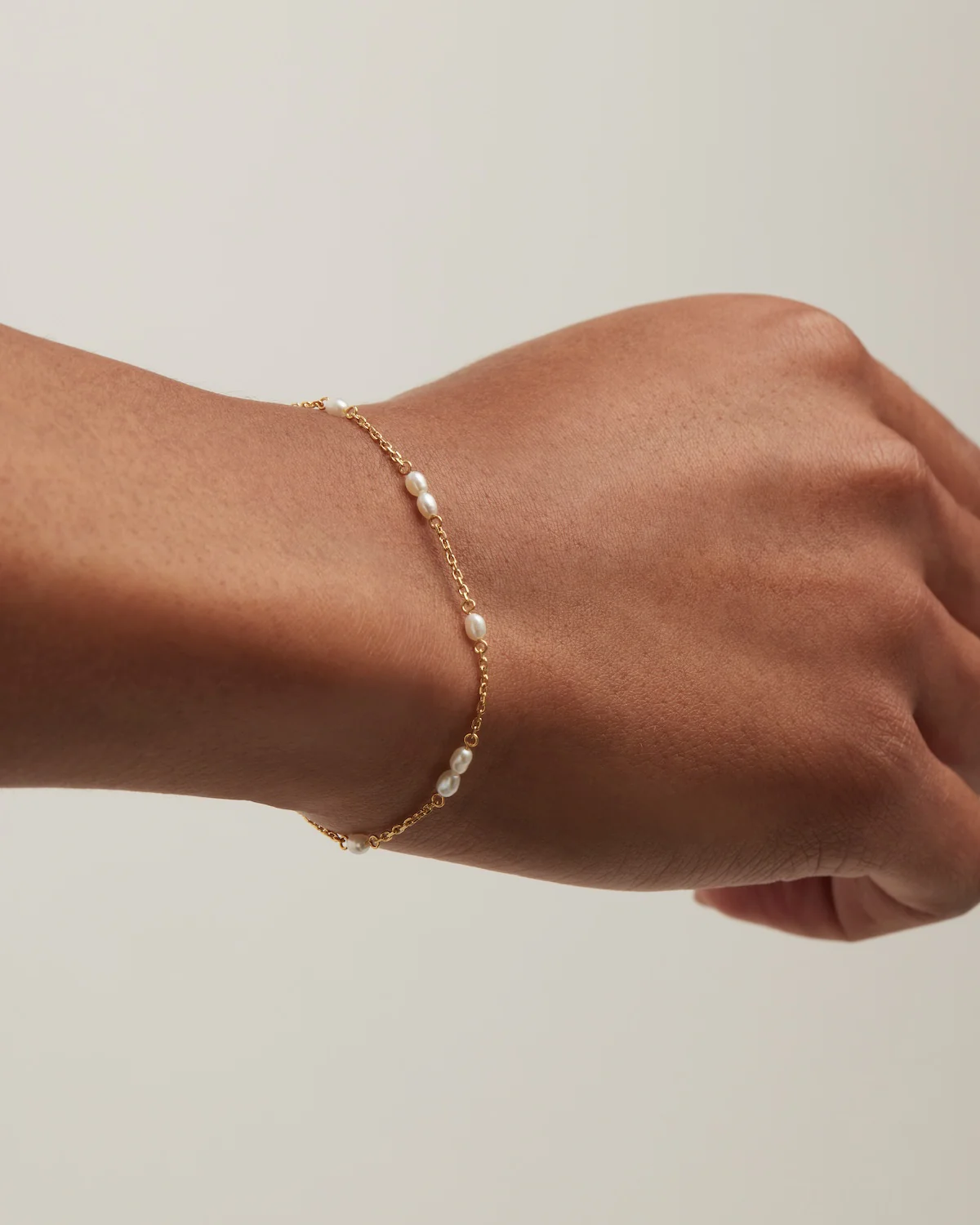 18k Gold Vermeil Serene Dreams Pearl Bracelet