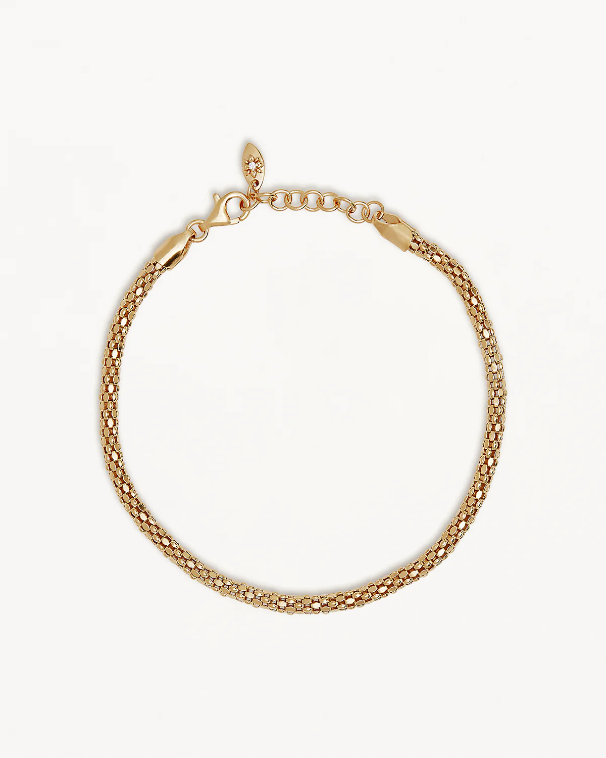 18k Gold Vermeil Sparkle Chain Bracelet