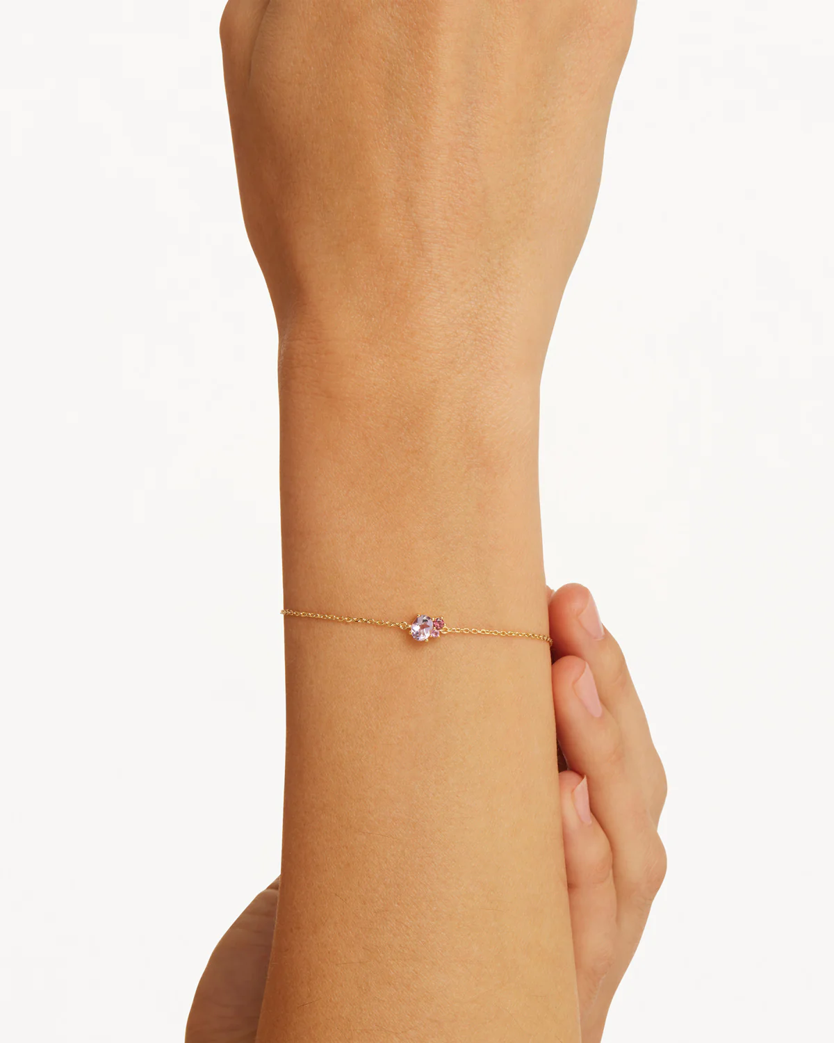 18k Gold Vermeil Kindred Birthstone Bracelet - October