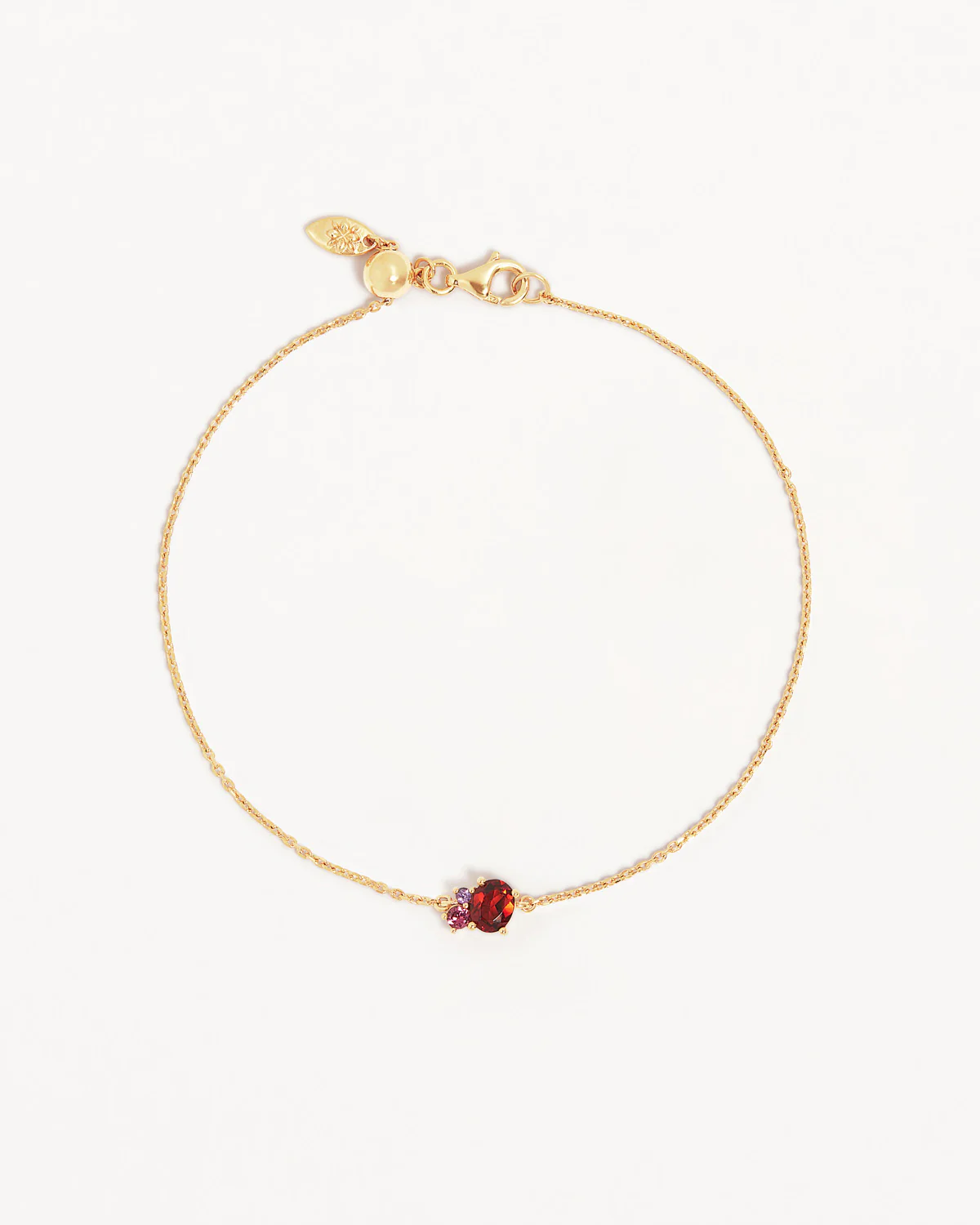 18k Gold Vermeil Kindred Birthstone Bracelet - January