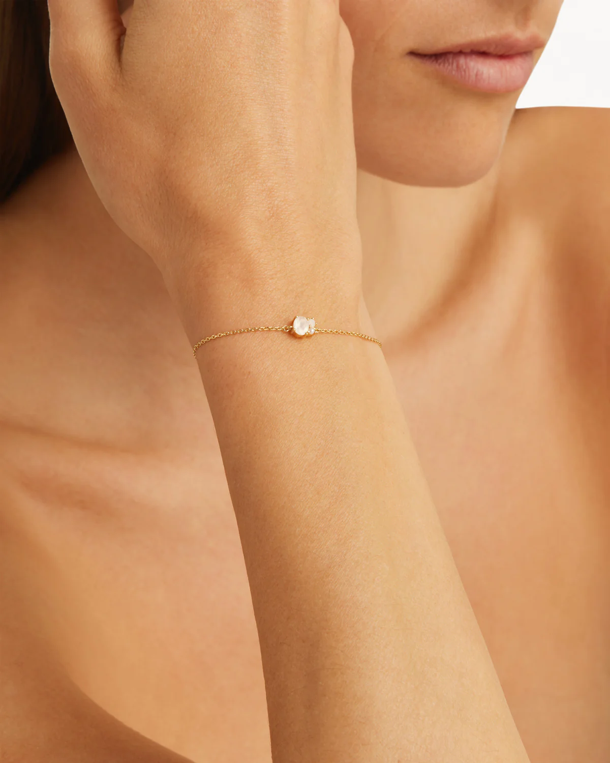 18k Gold Vermeil Kindred Birthstone Bracelet - June