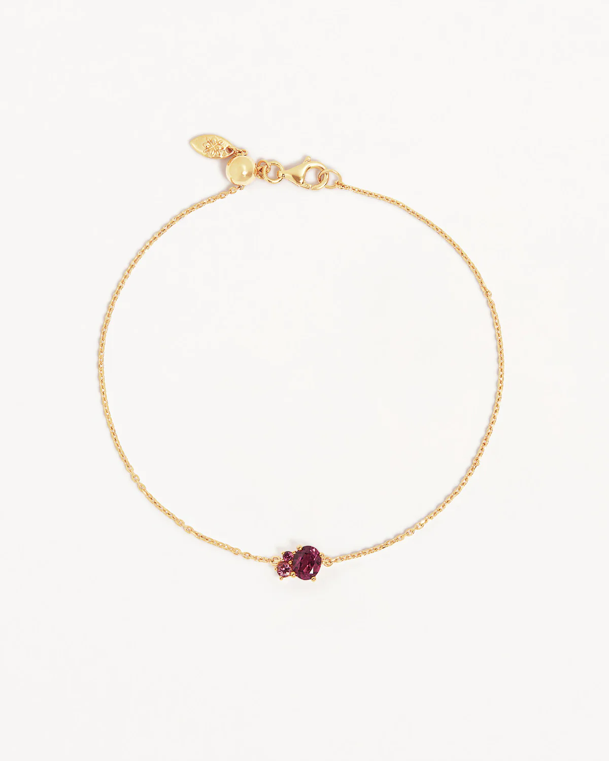 18k Gold Vermeil Kindred Birthstone Bracelet - July