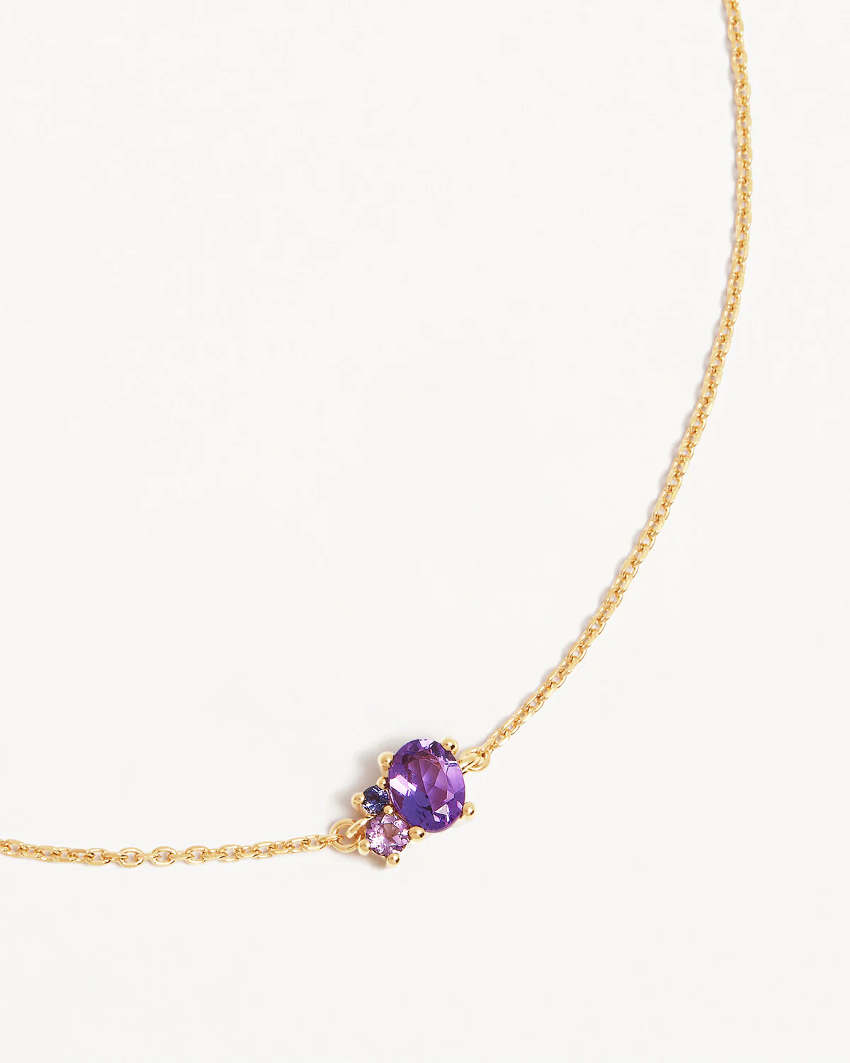 781-18k-gold-vermeil-kindred-birthstone-bracelet-february-3.webp 18k Gold Vermeil Kindred Birthstone Bracelet - February
