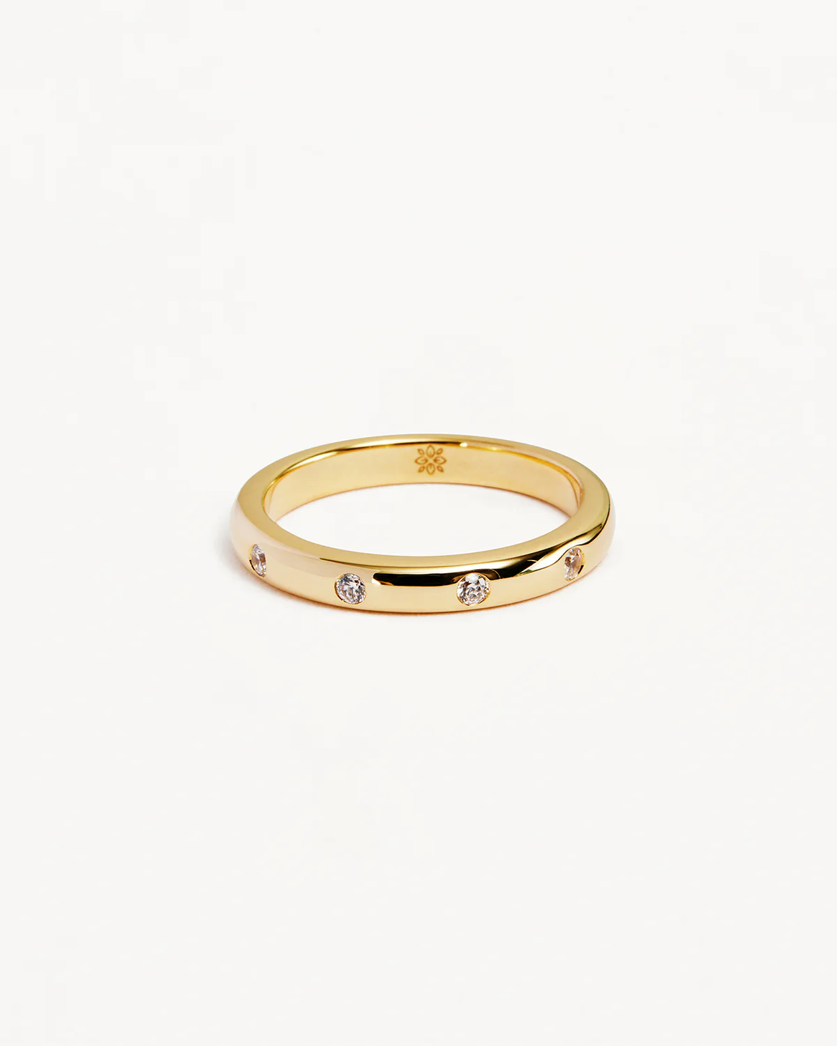 14k Solid Gold Cosmic Lab-Grown Diamond Ring