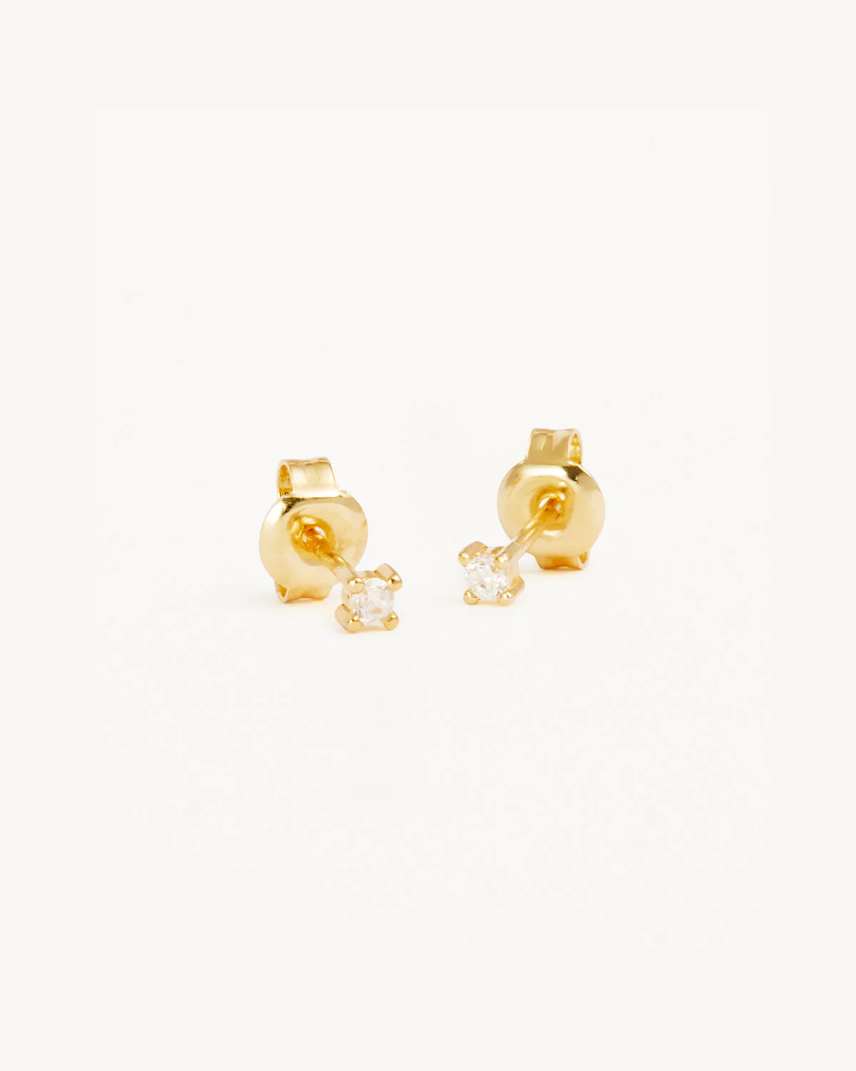 18k Gold Vermeil Pure Light Stud Earrings