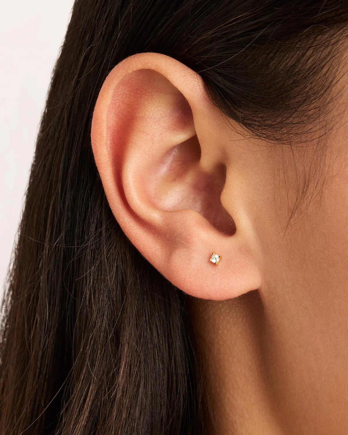 18k Gold Vermeil Pure Light Stud Earrings