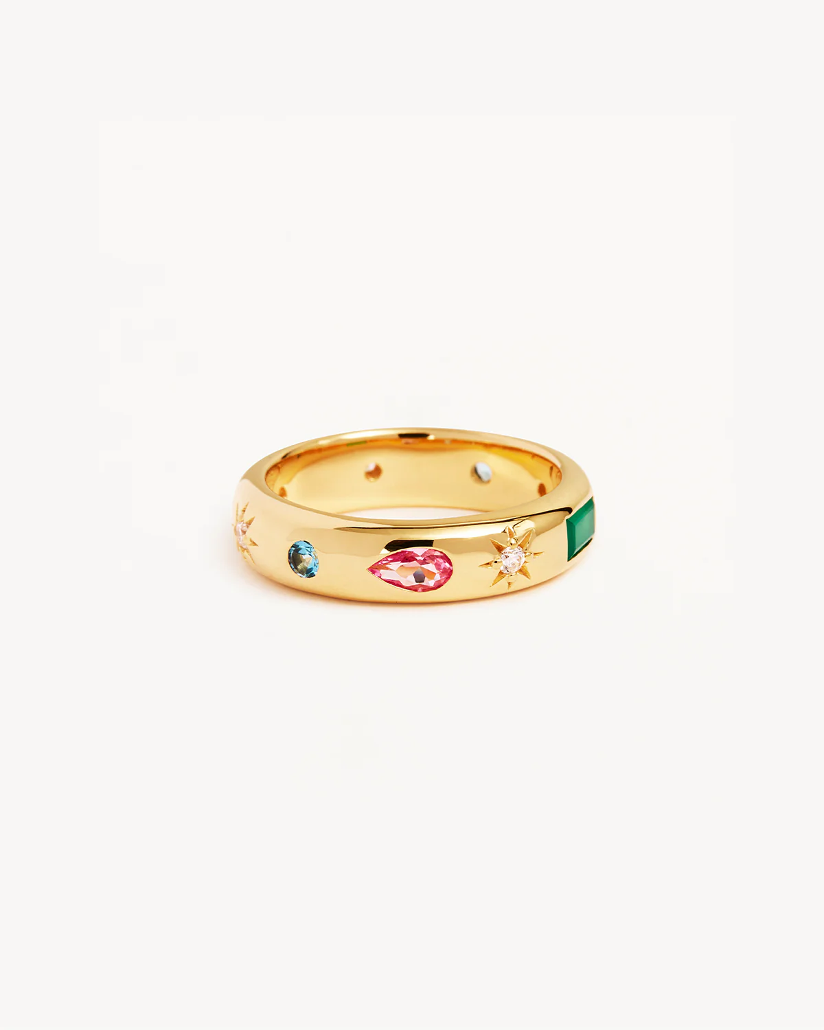 18k Gold Vermeil Connect to the Universe Ring