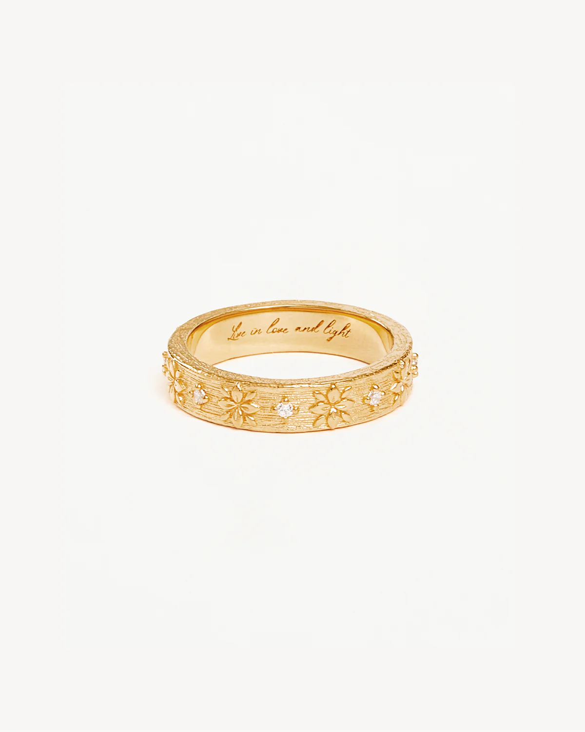 18k Gold Vermeil Live in Grace Ring