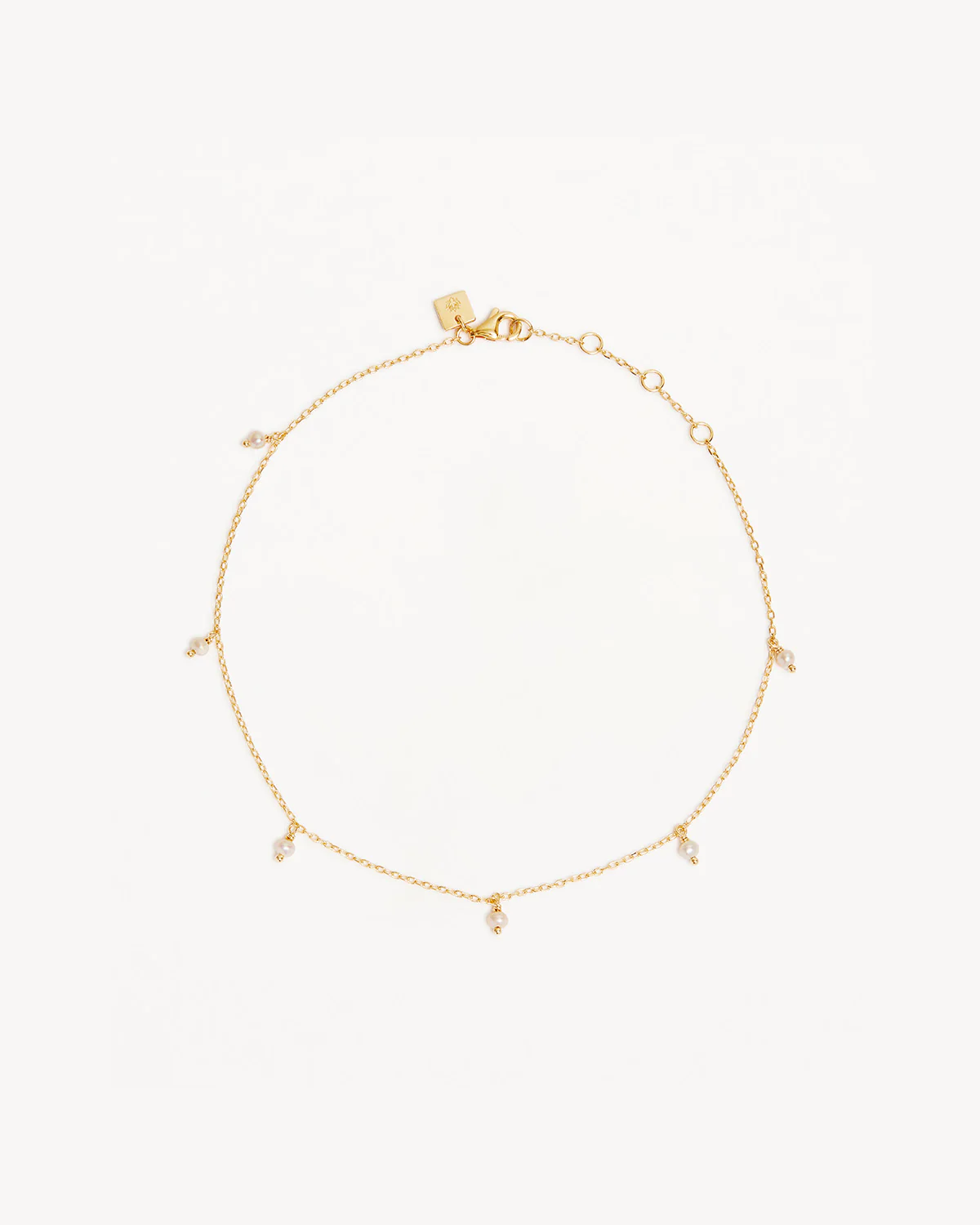 18k Gold Vermeil Peace Anklet