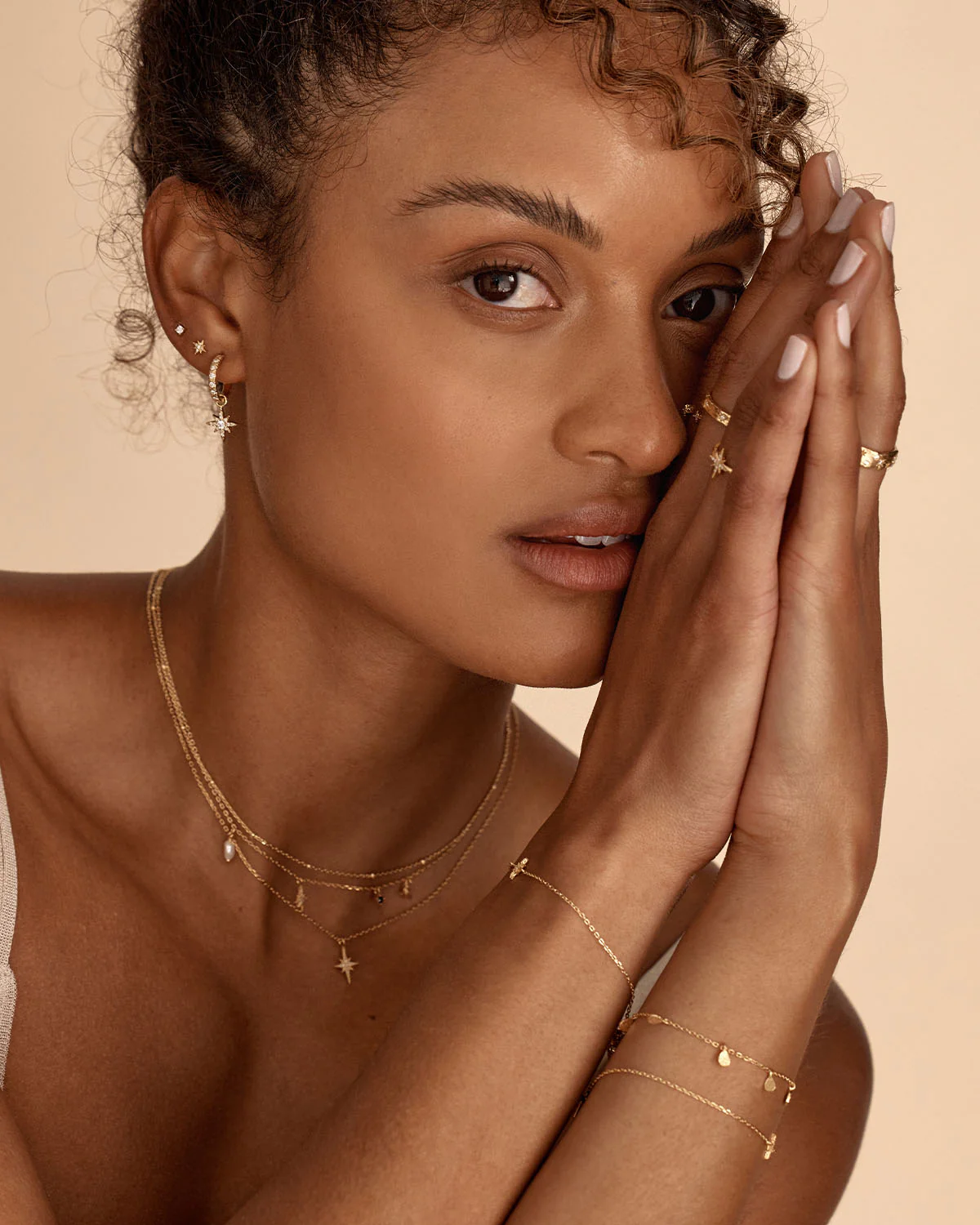 868-18k-gold-vermeil-dancing-in-starlight-hoops-4.webp 18k Gold Vermeil Dancing In Starlight Hoops