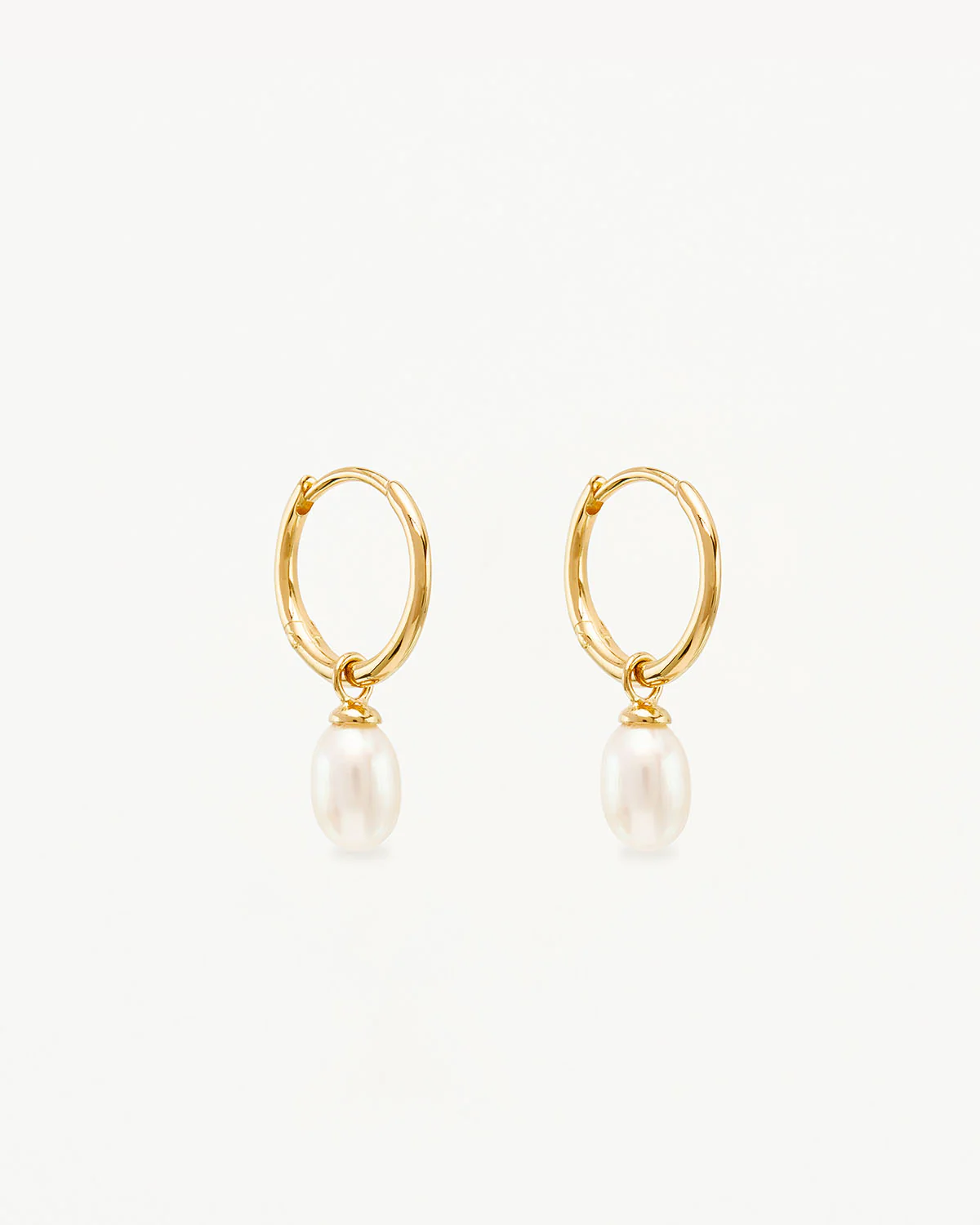 18k Gold Vermeil Live in Peace Hoop Earrings