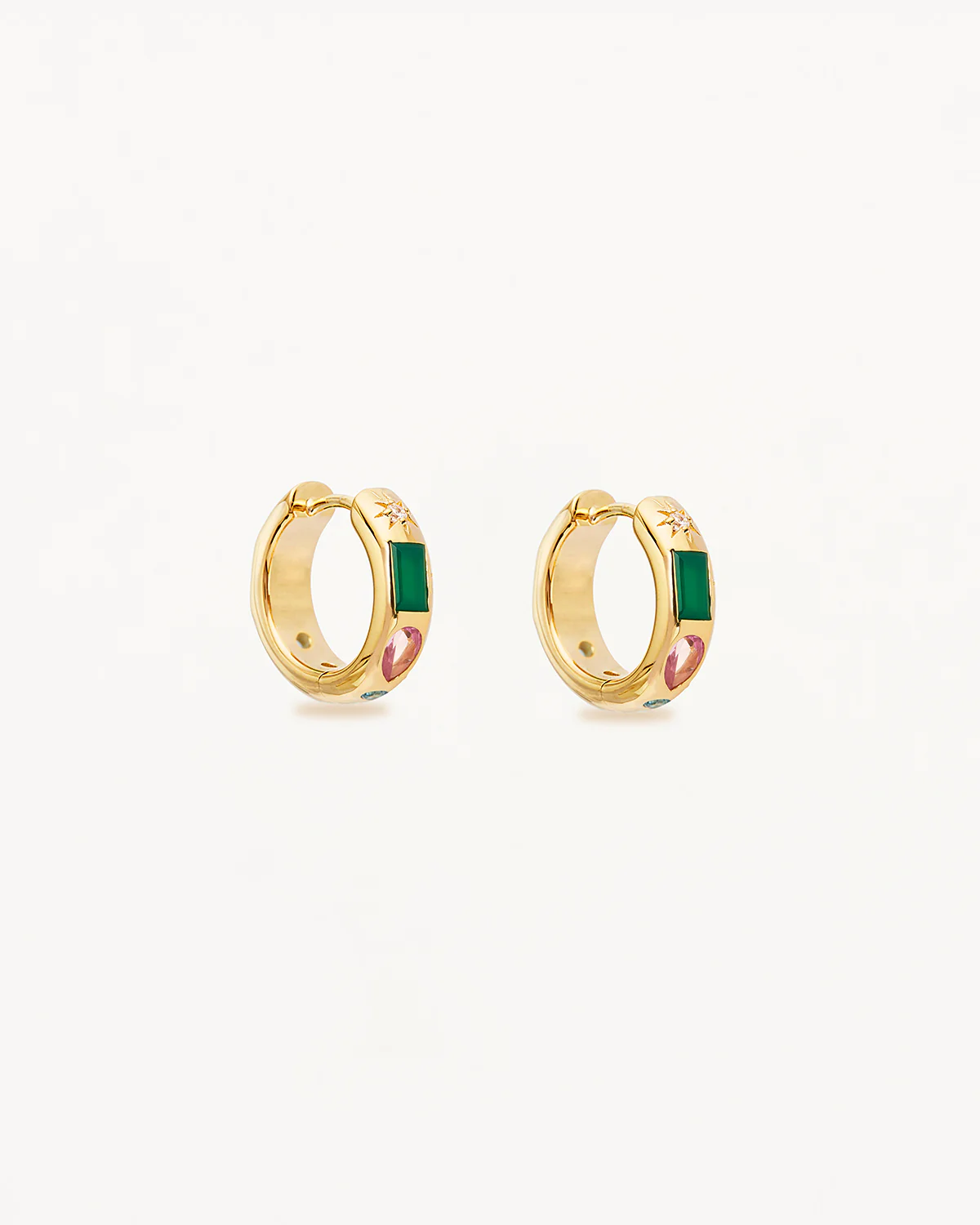 18k Gold Vermeil Connect to the Universe Hoops