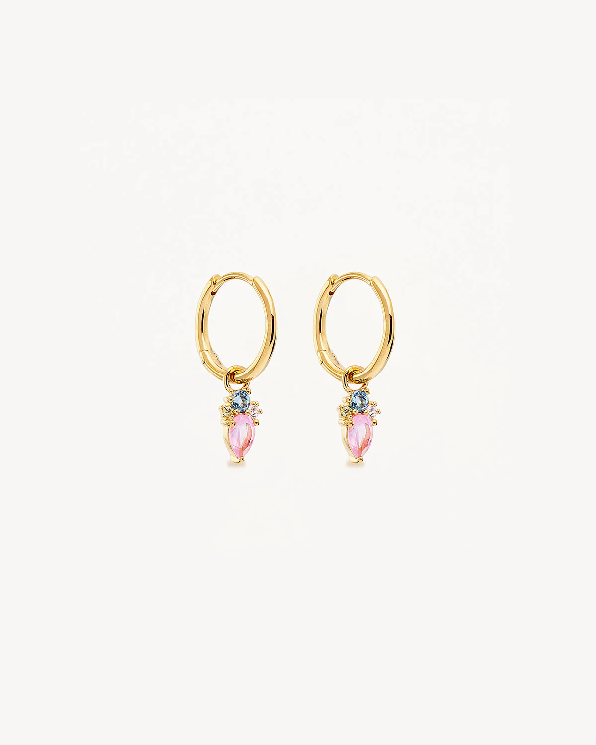 18k Gold Vermeil Cherished Connections Hoops