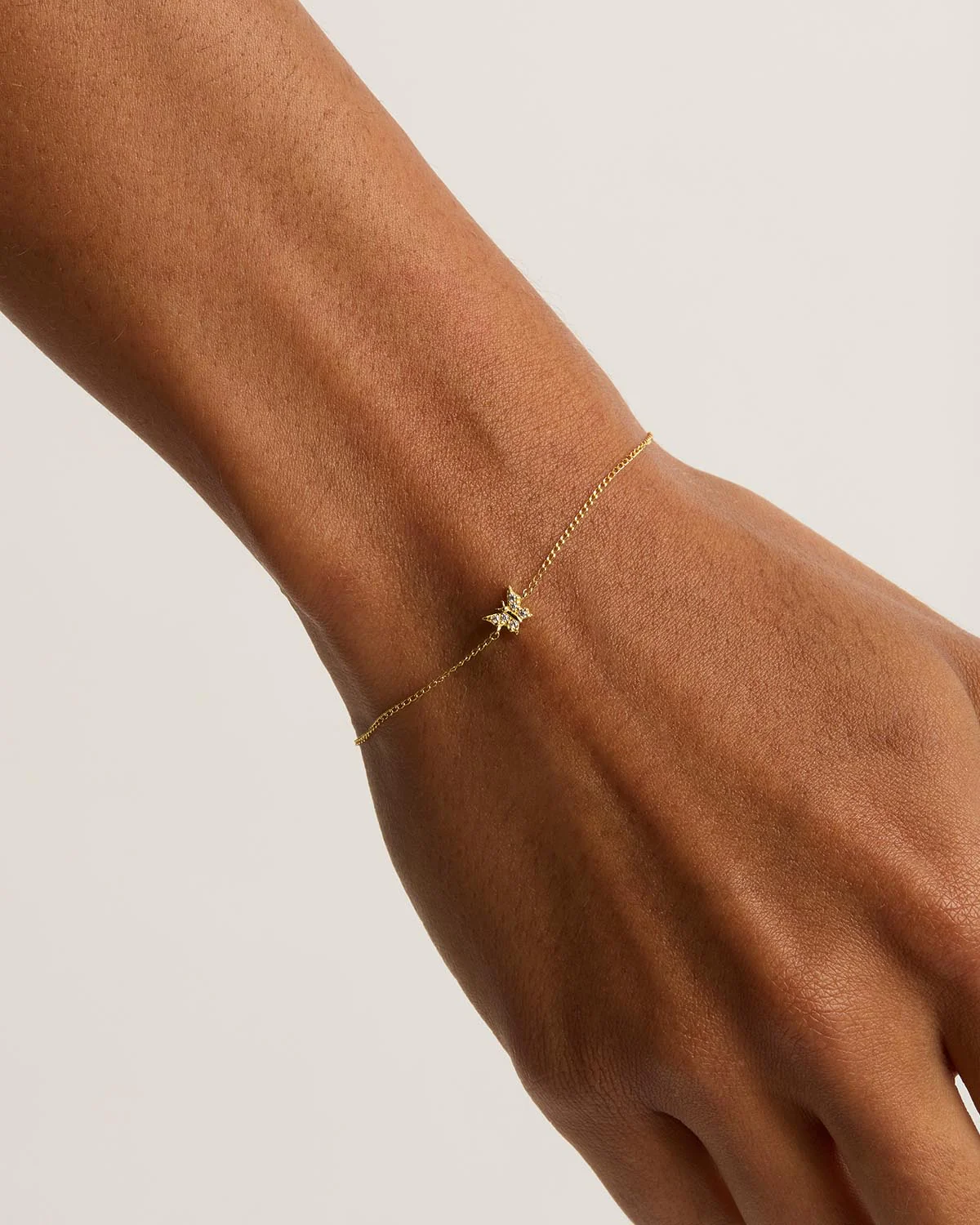 14k Solid Gold Fly With Me Bracelet