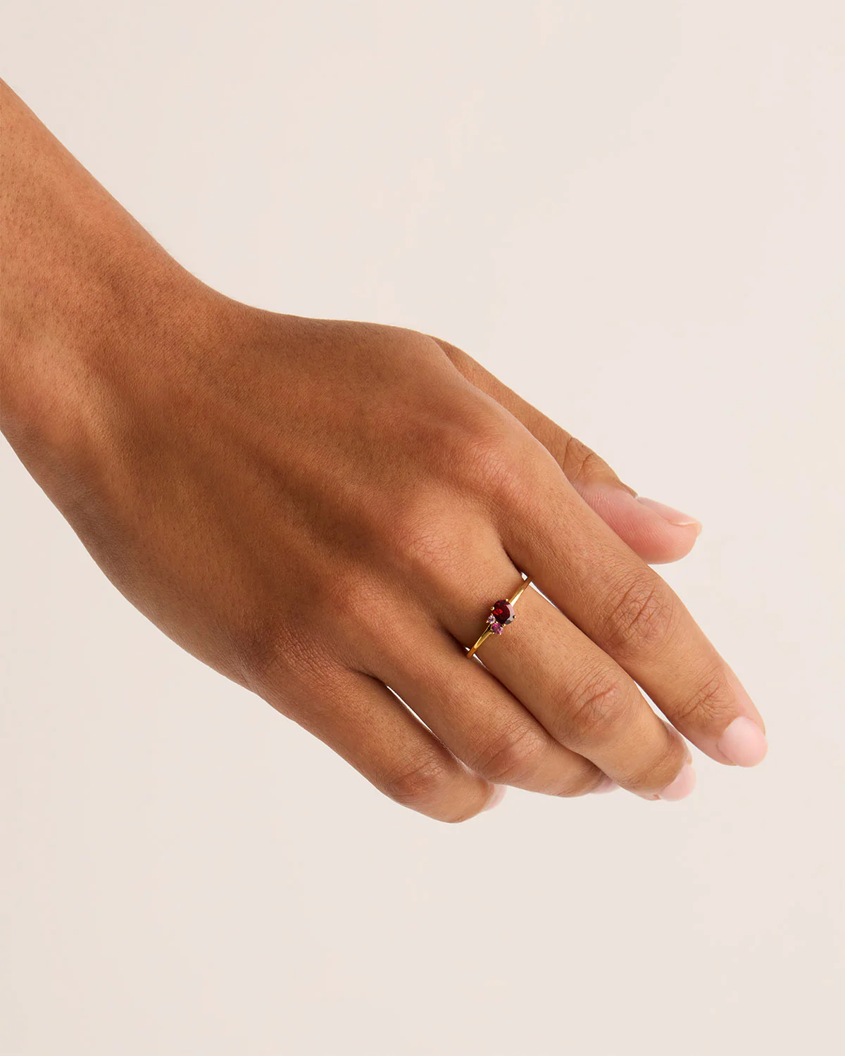 18k Gold Vermeil Kindred Birthstone Ring - January